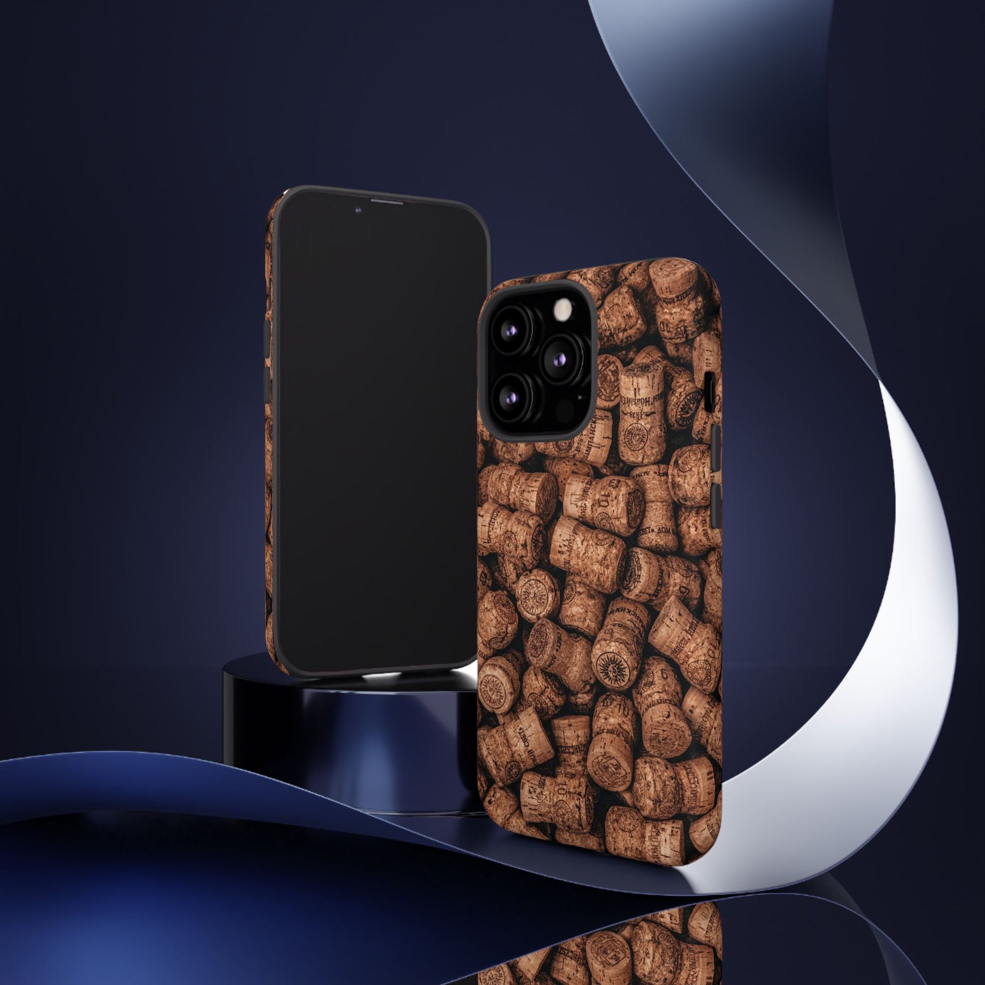 Cork Pattern Phone Case - Eco-Friendly, Vintage Style, Rustic Gifts for Wine Lovers, Housewarming, Birthday, Unique Gift - FORMO
