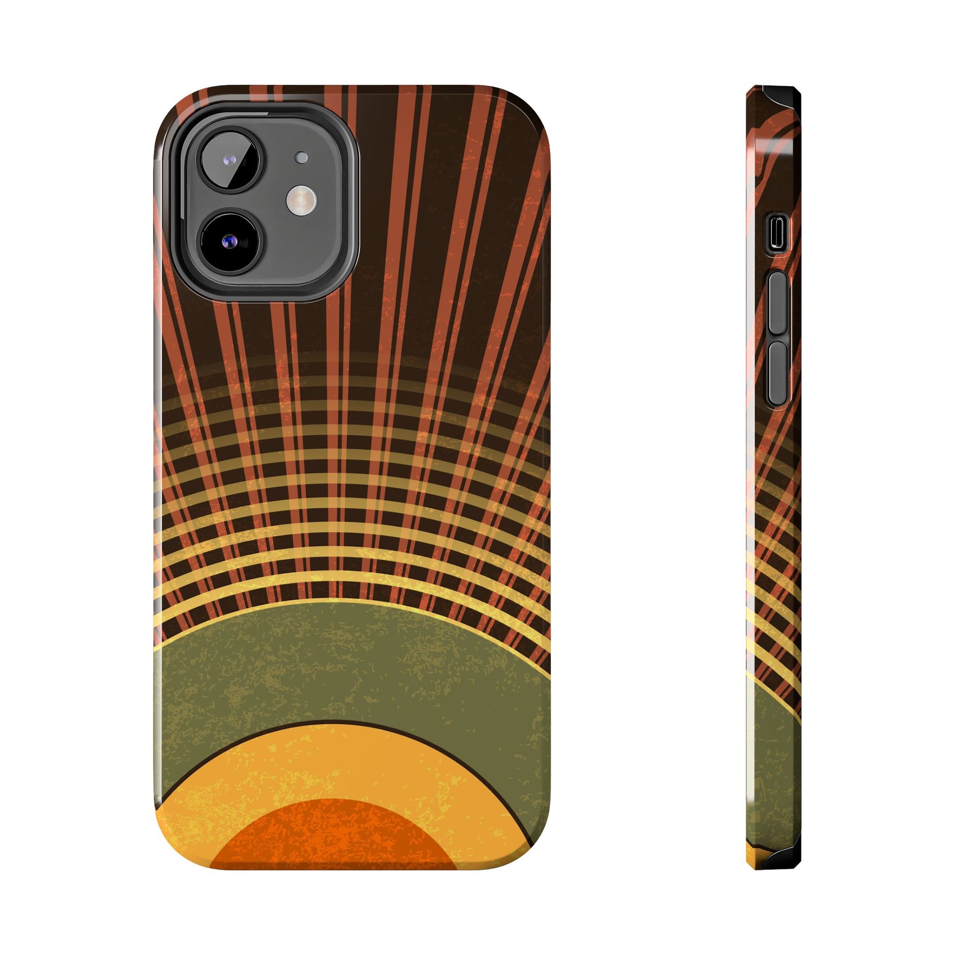 Retro Sunrise Tough Phone Case (iPhone & Samsung Compatible) - FORMO