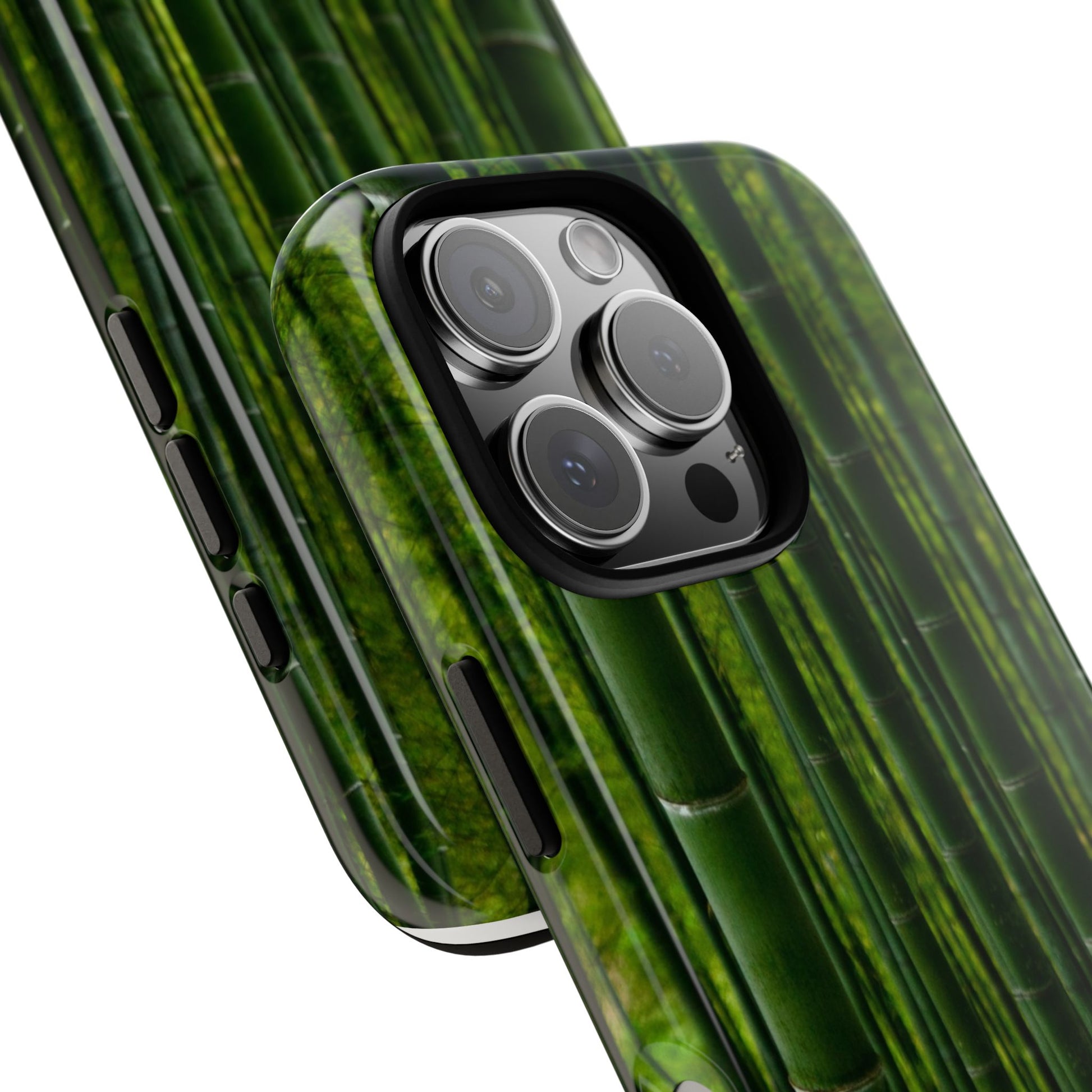 Bamboo Phone Case - Tough Cases, Nature Lover Gift, Eco-Friendly Phone Accessory, Greenery Design, Unique Smartphone Cover - FORMO