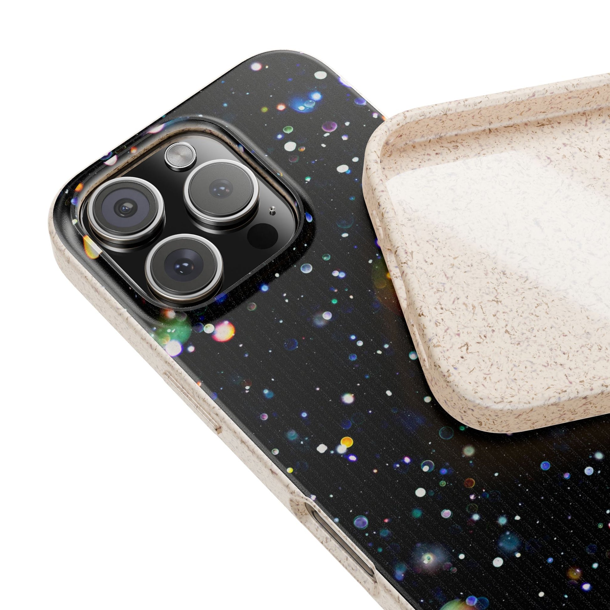Eco-Friendly Phone Cases, Galaxy Print Biodegradable Cases, Sustainable Phone Accessories, Green Gifts for Her, Space Lover Gift - FORMO
