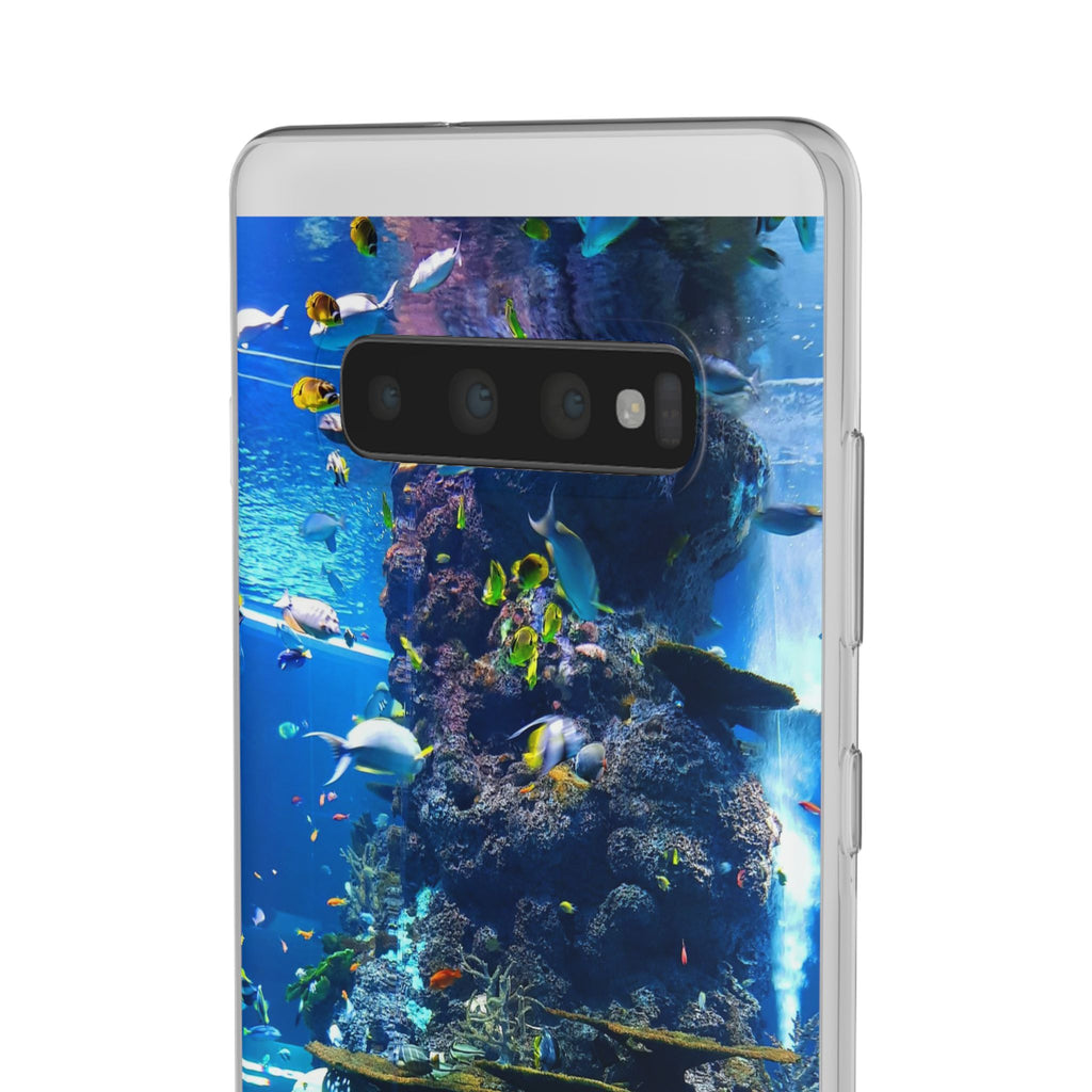 Underwater Paradise Phone Case, Flexible Mobile Cover, Ocean Lover Gift, Marine Life, Beach Decor, Sea Life Accessories - FORMO
