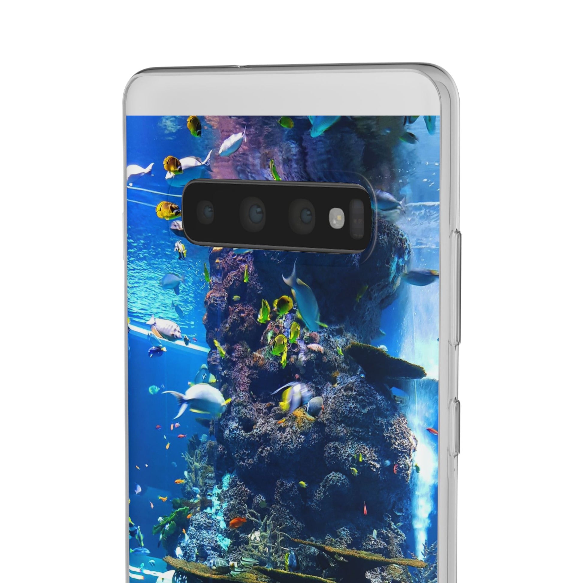 Underwater Paradise Phone Case, Flexible Mobile Cover, Ocean Lover Gift, Marine Life, Beach Decor, Sea Life Accessories - FORMO