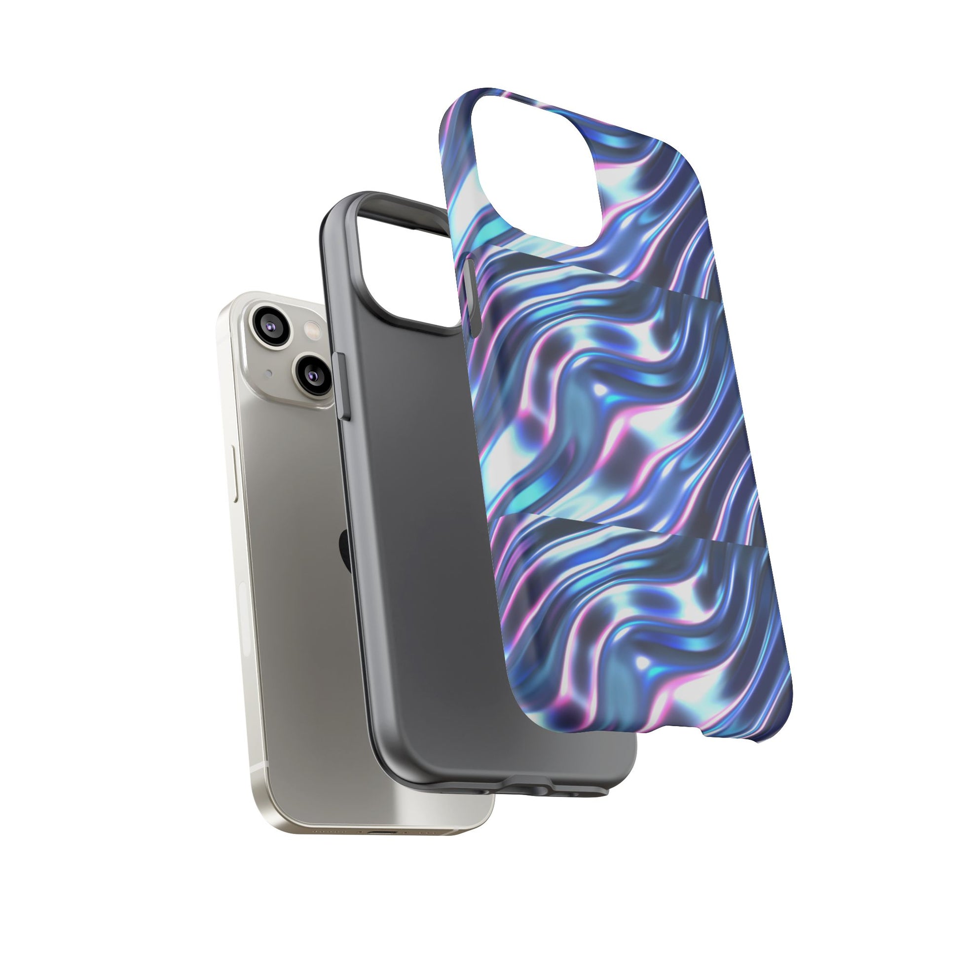 Iridescent Glossy Tough Phone Case (iPhone, Samsung & Google Pixel Compatible) - FORMO