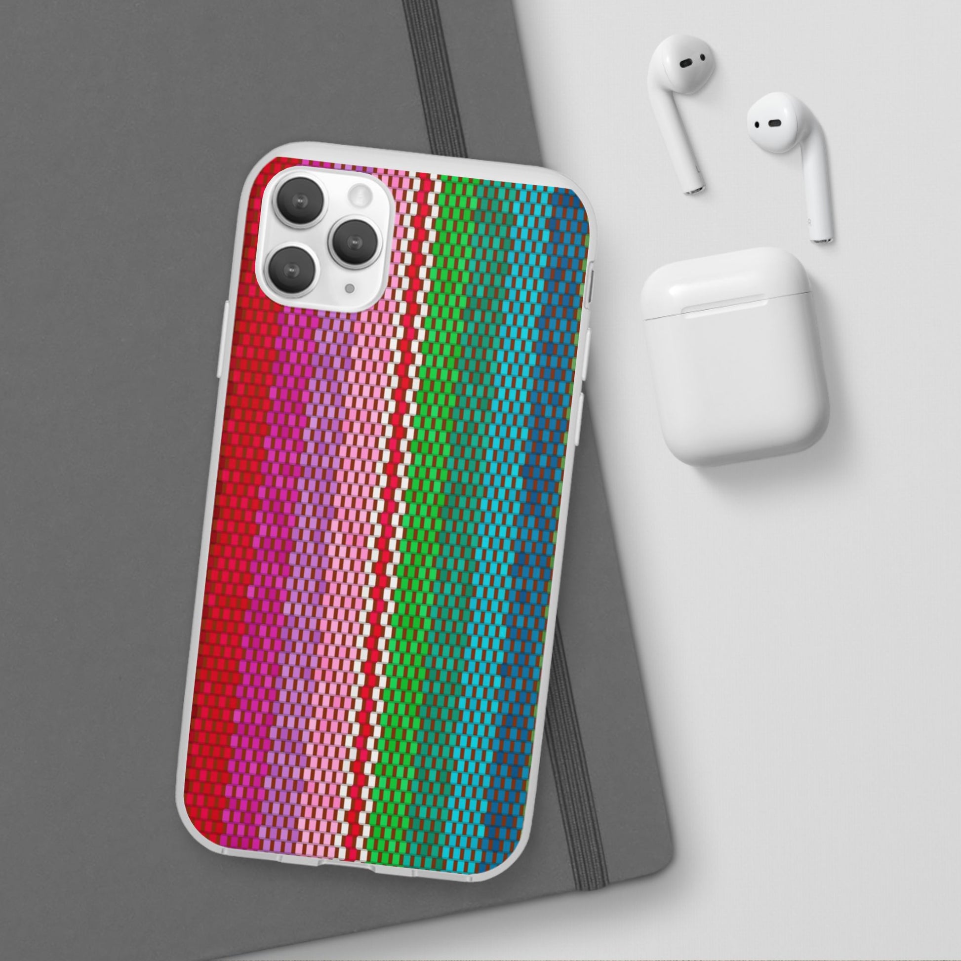 Colorful Striped Flexi Phone Case (iPhone & Samsung Compatible) - FORMO
