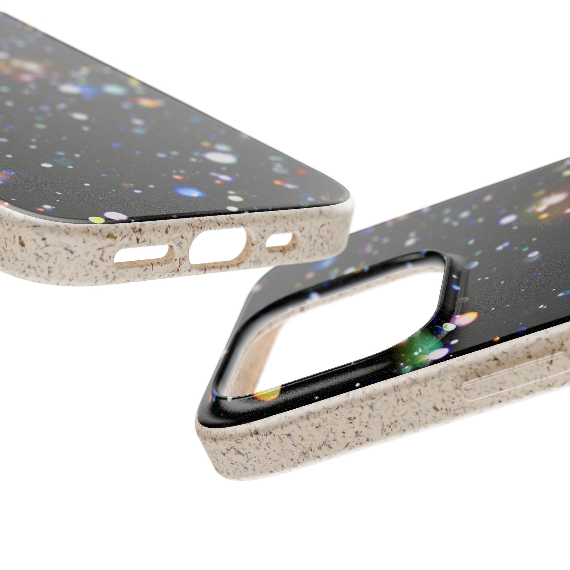 Eco-Friendly Phone Cases, Galaxy Print Biodegradable Cases, Sustainable Phone Accessories, Green Gifts for Her, Space Lover Gift - FORMO