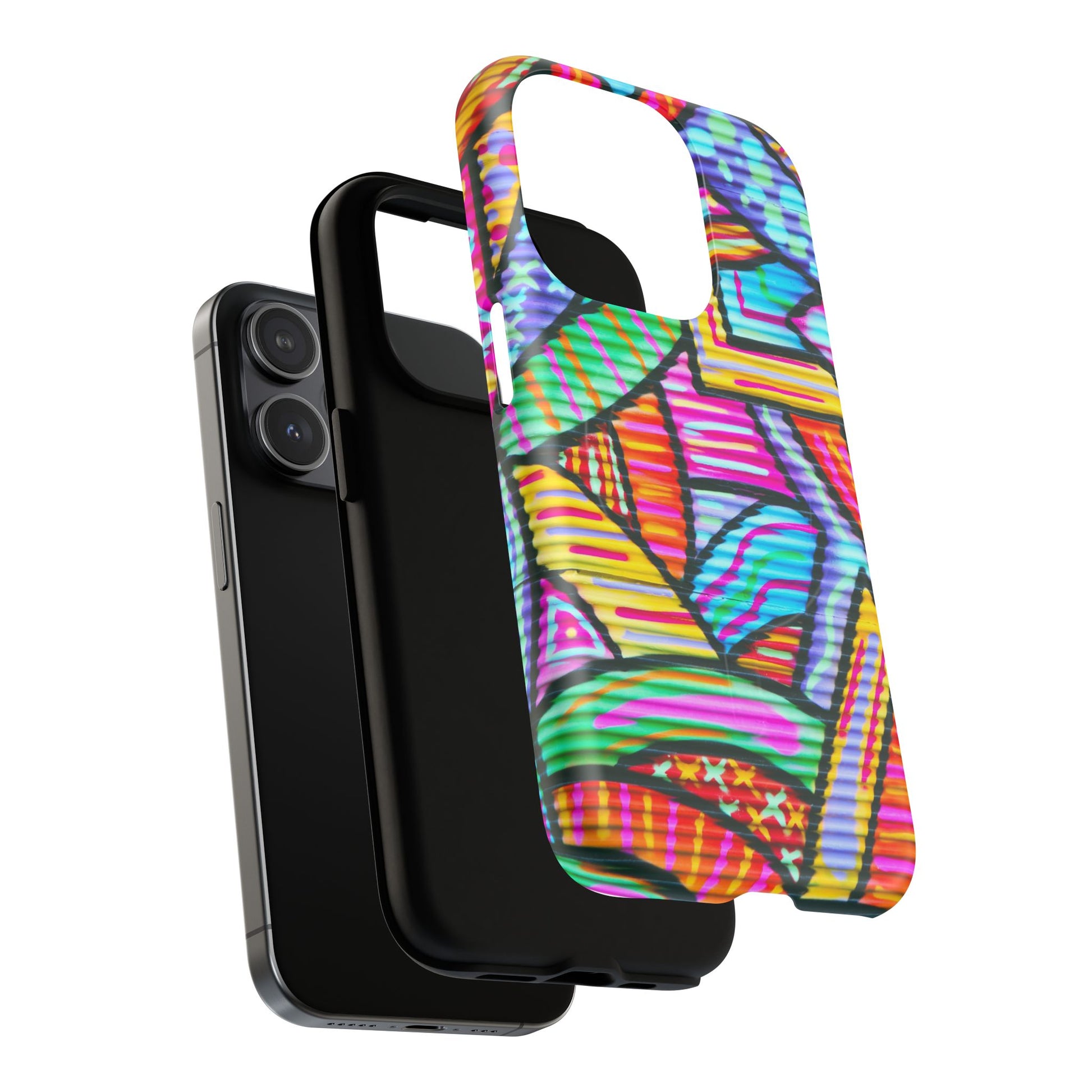 Vibrant Tough Magnetic Phone Case, Colorful Phone Cover, Artistic Mobile Protection, Unique Gift for Tech Lovers, Phone Accessories - FORMO