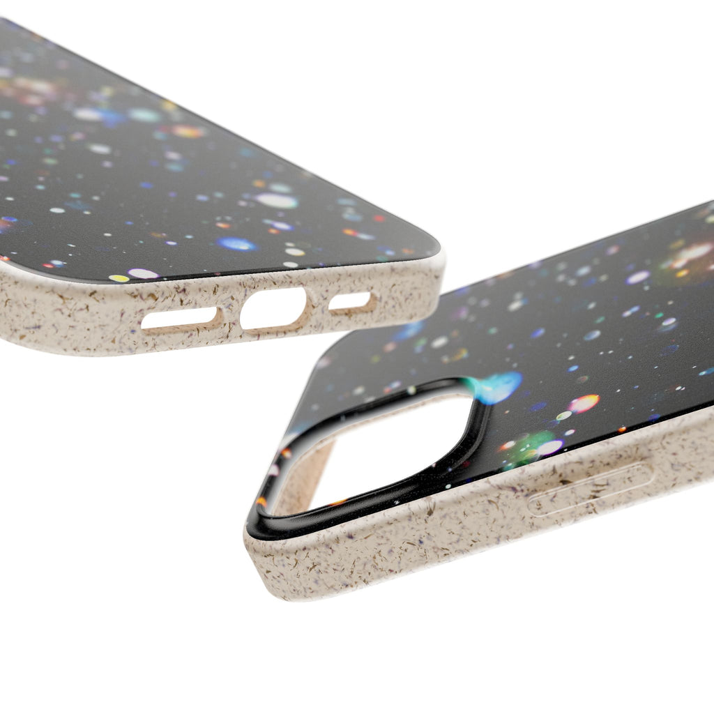 Eco-Friendly Phone Cases, Galaxy Print Biodegradable Cases, Sustainable Phone Accessories, Green Gifts for Her, Space Lover Gift - FORMO
