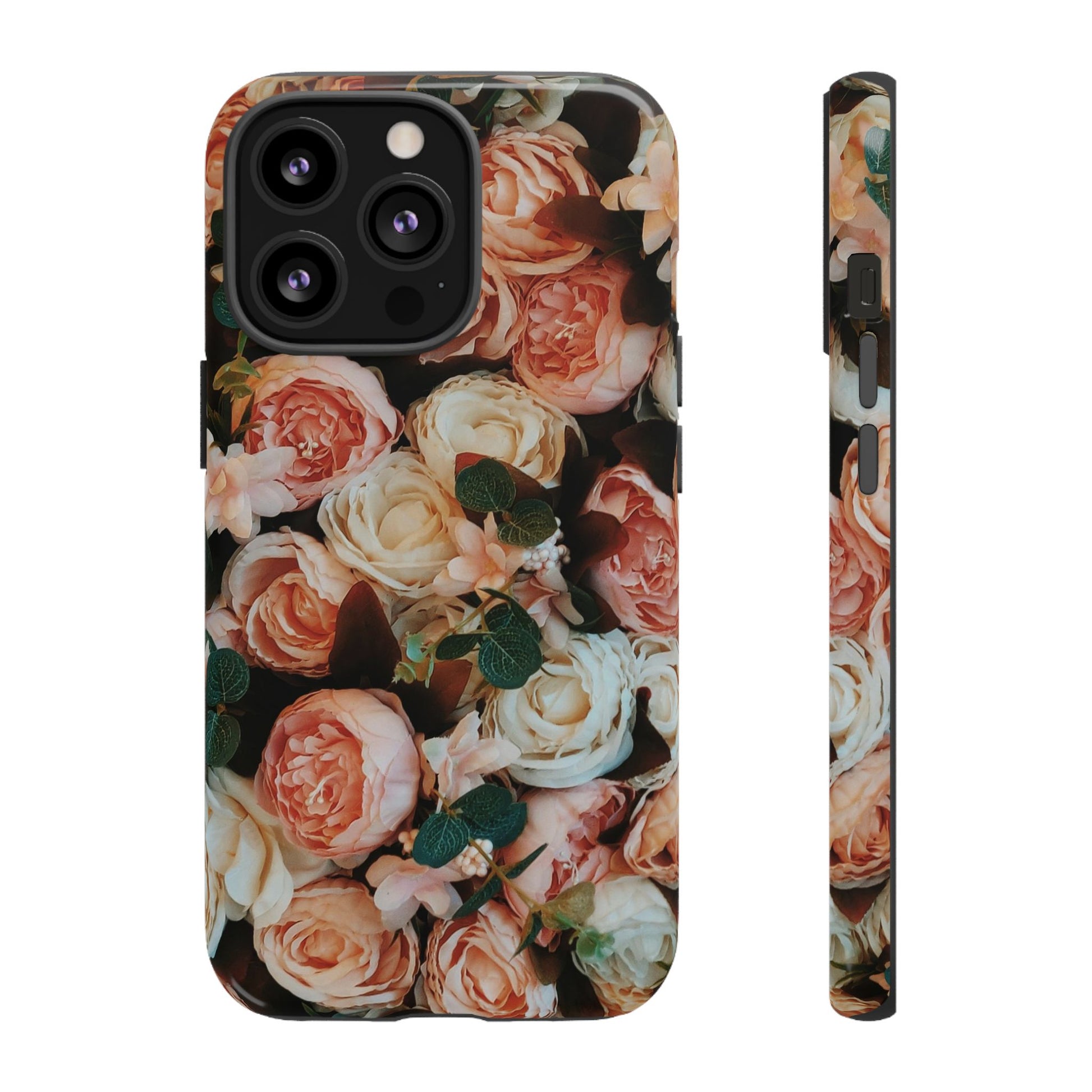 Floral Phone Case - Tough Cases, Rose Design, Floral Protection, Gift for Her, Cute Mobile Cover, Eco-Friendly Case - FORMO
