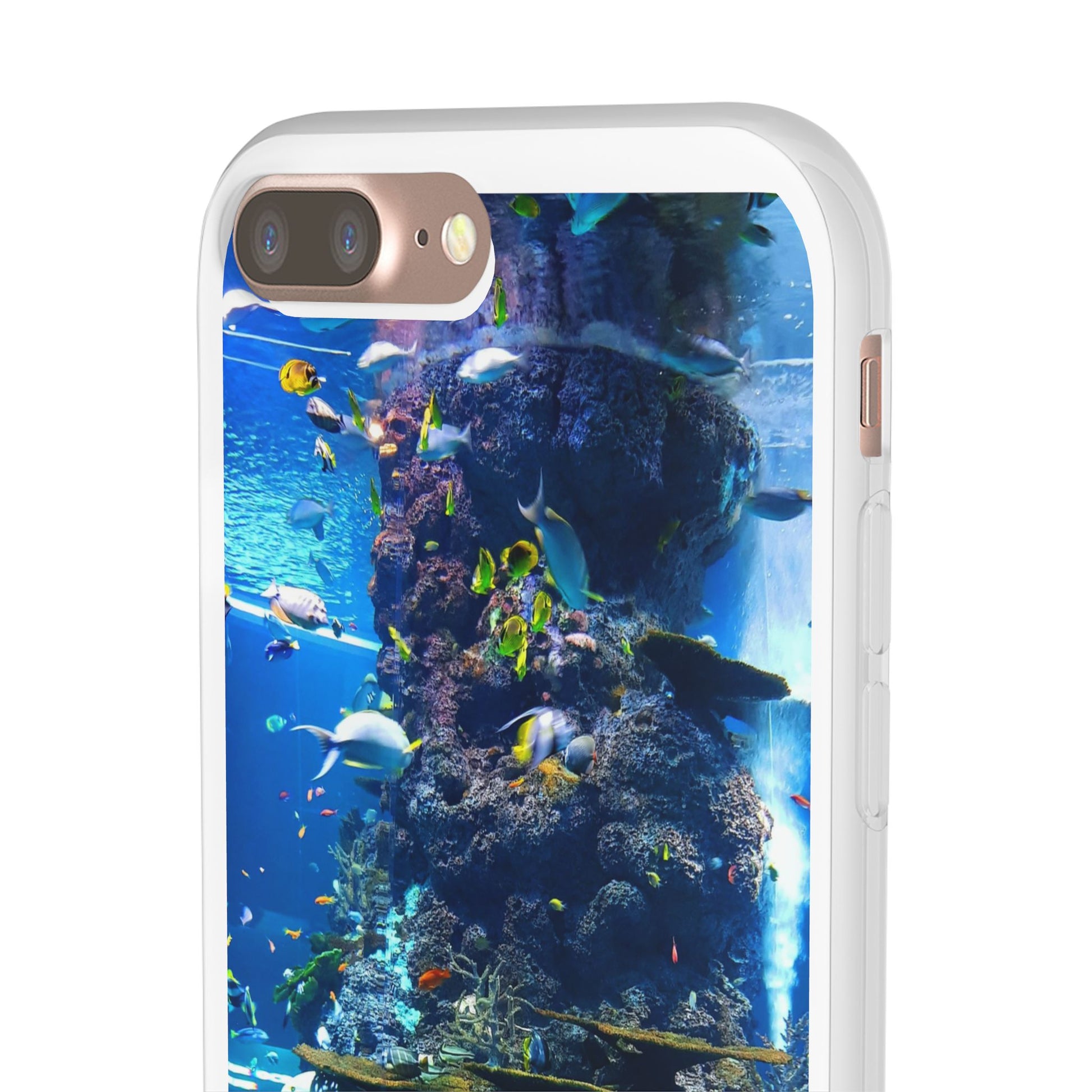 Underwater Paradise Phone Case, Flexible Mobile Cover, Ocean Lover Gift, Marine Life, Beach Decor, Sea Life Accessories - FORMO