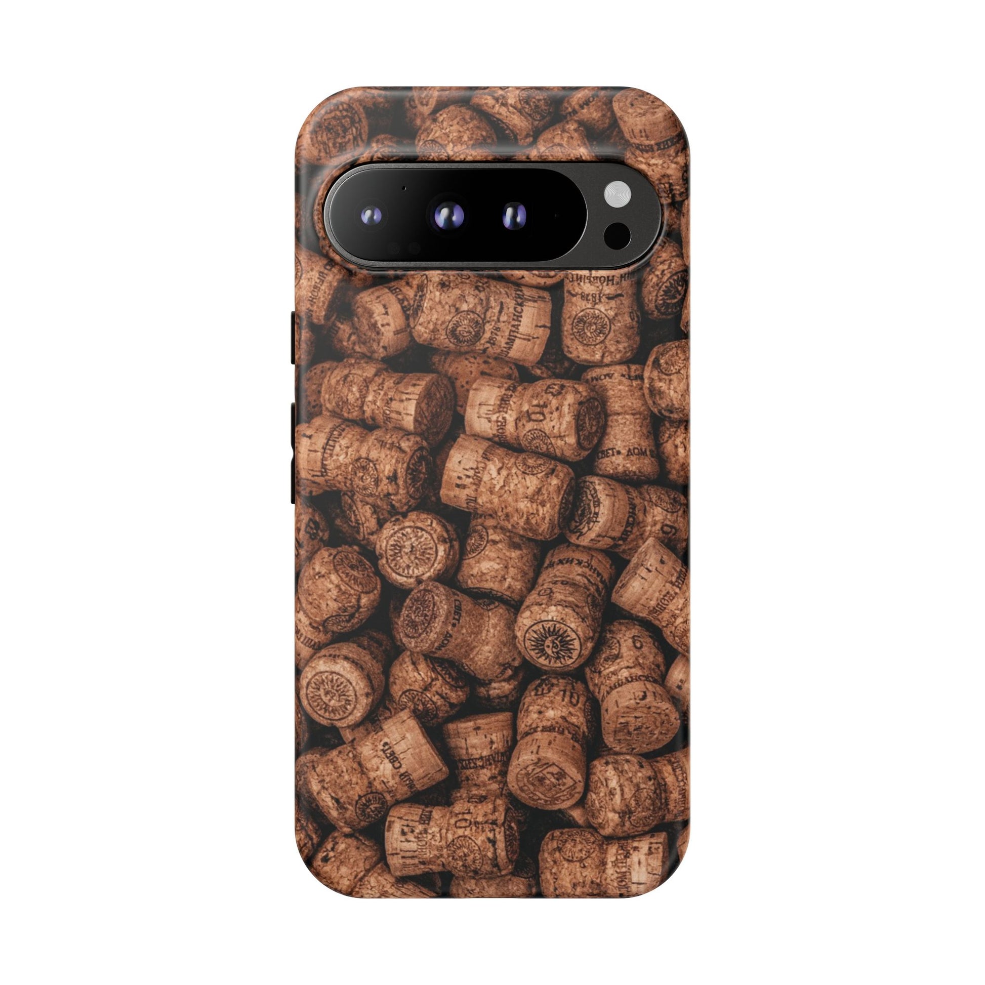 Cork Pattern Phone Case - Eco-Friendly, Vintage Style, Rustic Gifts for Wine Lovers, Housewarming, Birthday, Unique Gift - FORMO