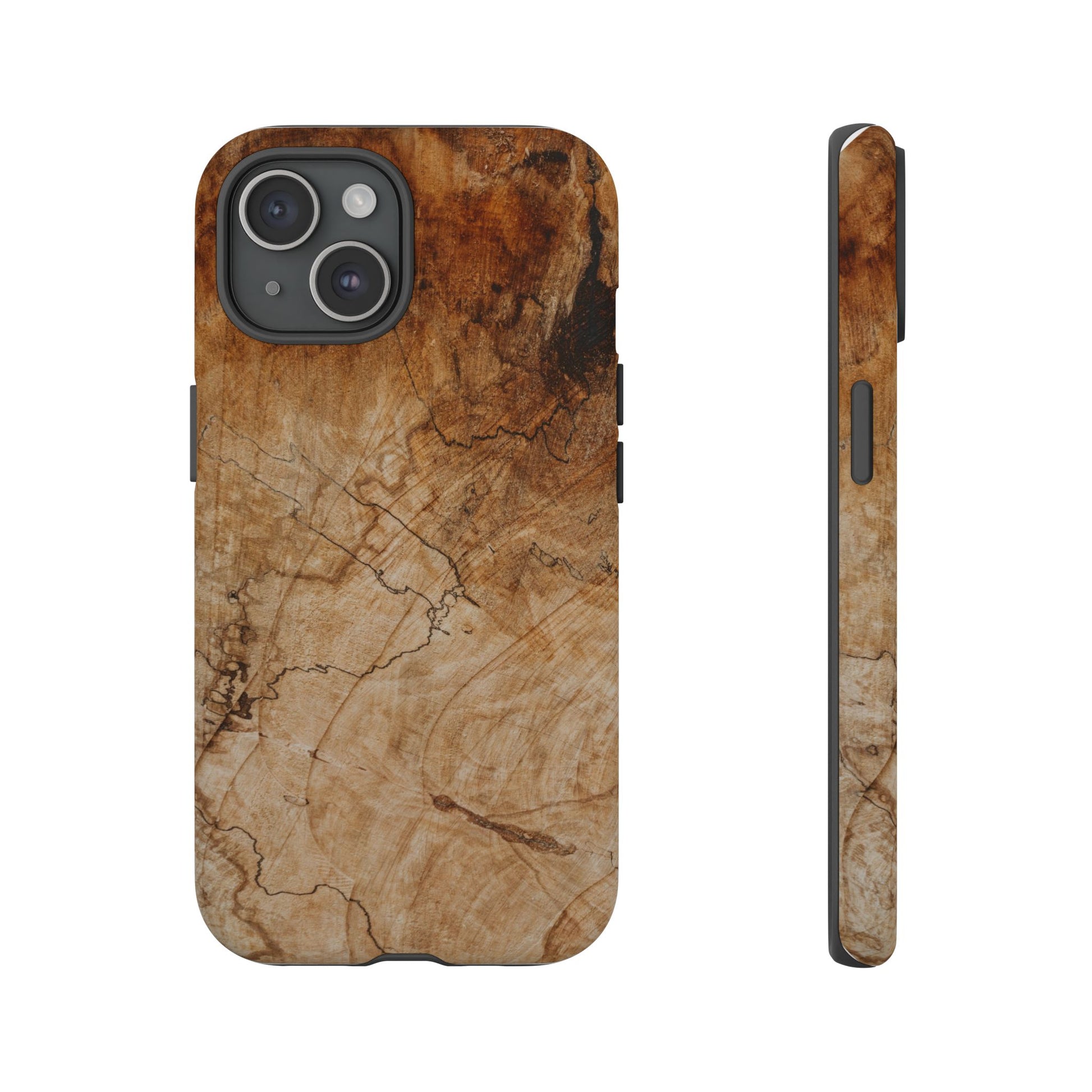 Woodland-Inspired Phone Case | Tough Cases, Natural Wood Grain Cover, Rustic Tech Accessory, Nature Lover Gift, Eco-Friendly - FORMO