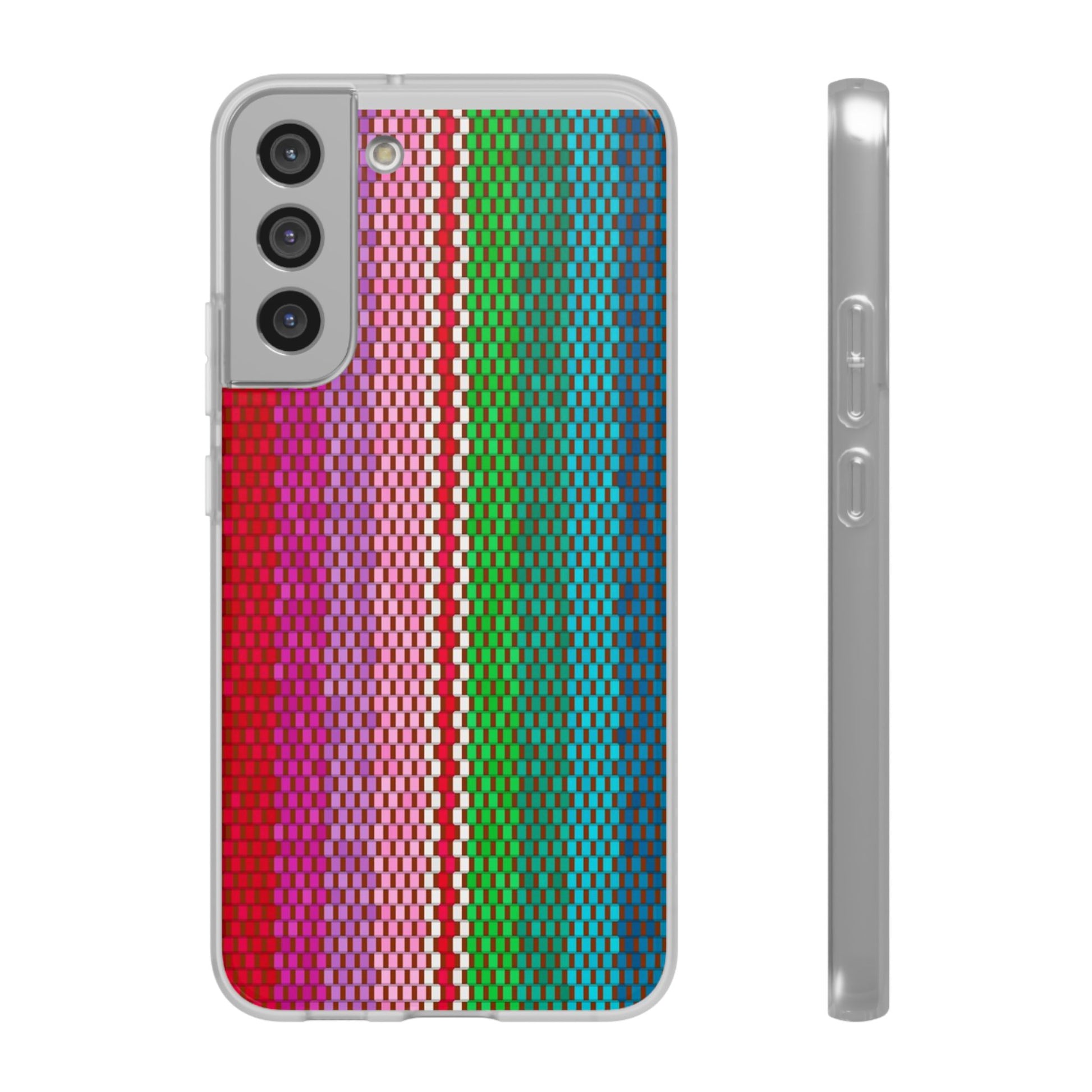 Colorful Striped Flexi Phone Case (iPhone & Samsung Compatible) - FORMO