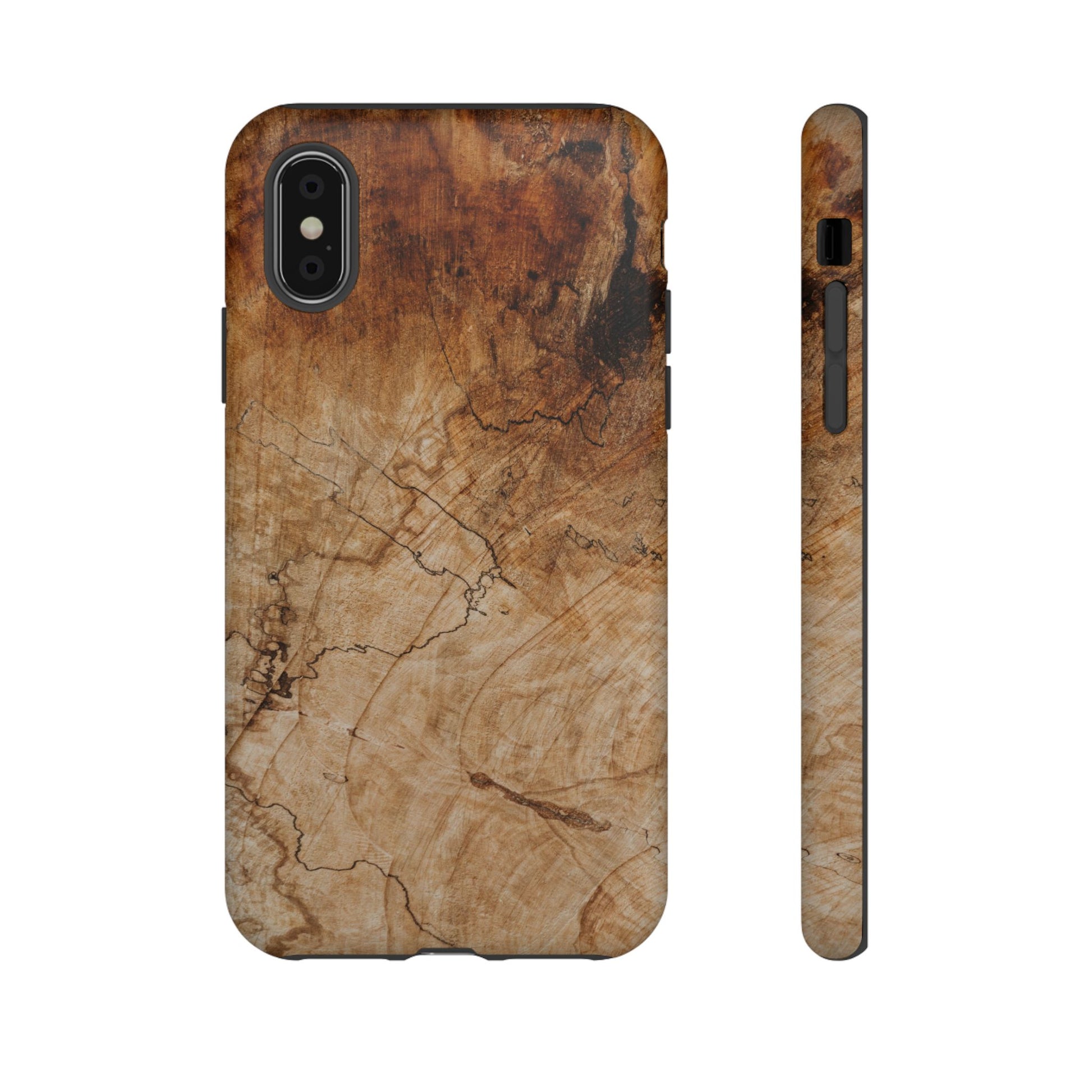 Woodland-Inspired Phone Case | Tough Cases, Natural Wood Grain Cover, Rustic Tech Accessory, Nature Lover Gift, Eco-Friendly - FORMO