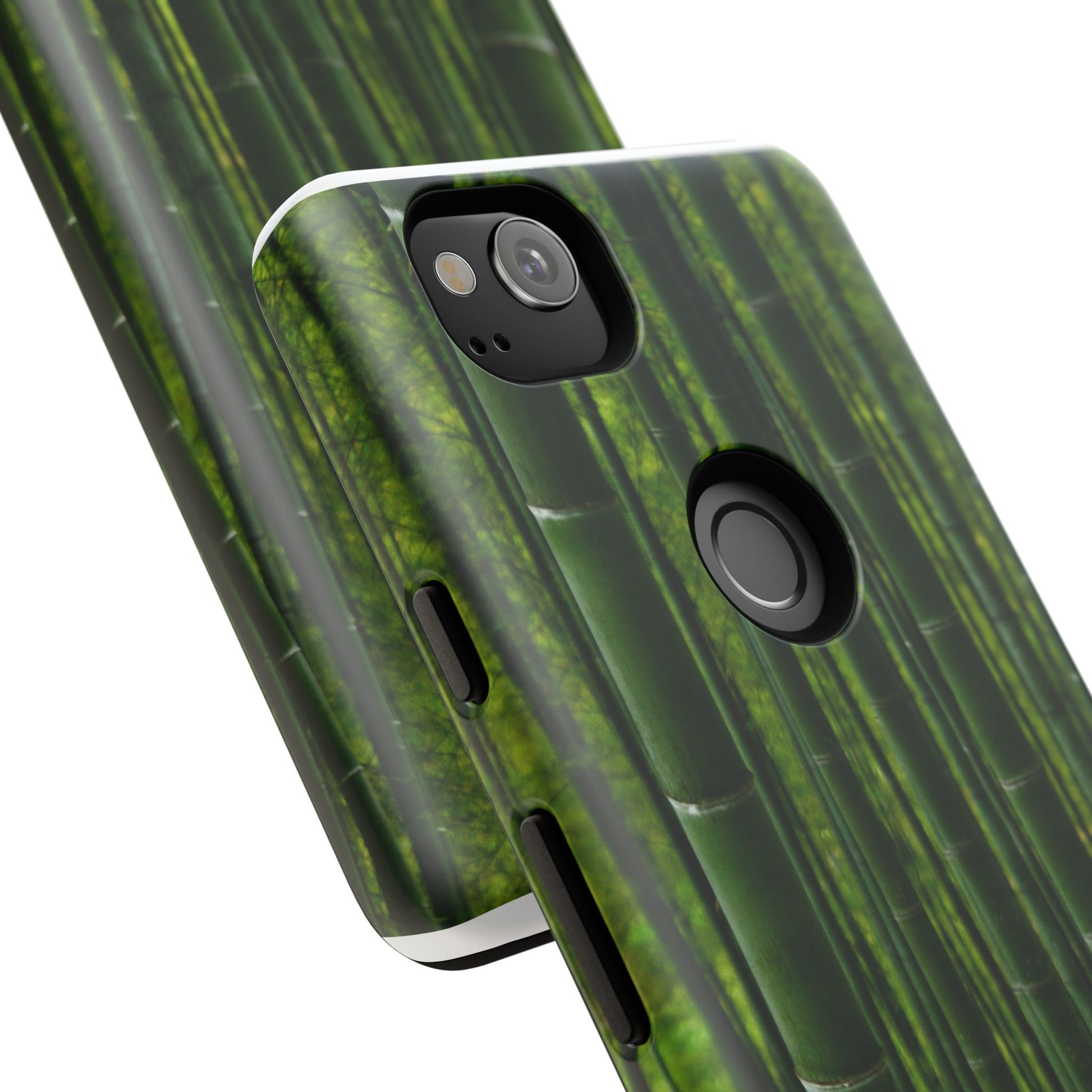 Bamboo Phone Case - Tough Cases, Nature Lover Gift, Eco-Friendly Phone Accessory, Greenery Design, Unique Smartphone Cover - FORMO