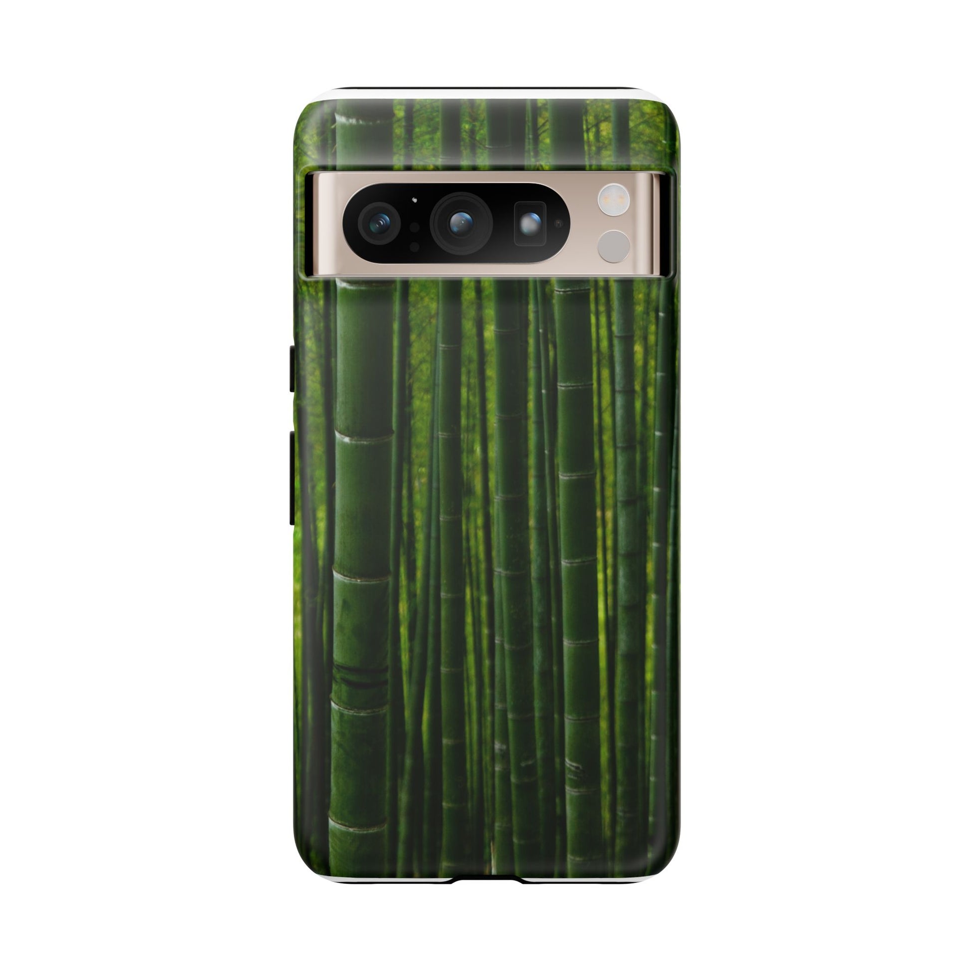 Bamboo Phone Case - Tough Cases, Nature Lover Gift, Eco-Friendly Phone Accessory, Greenery Design, Unique Smartphone Cover - FORMO