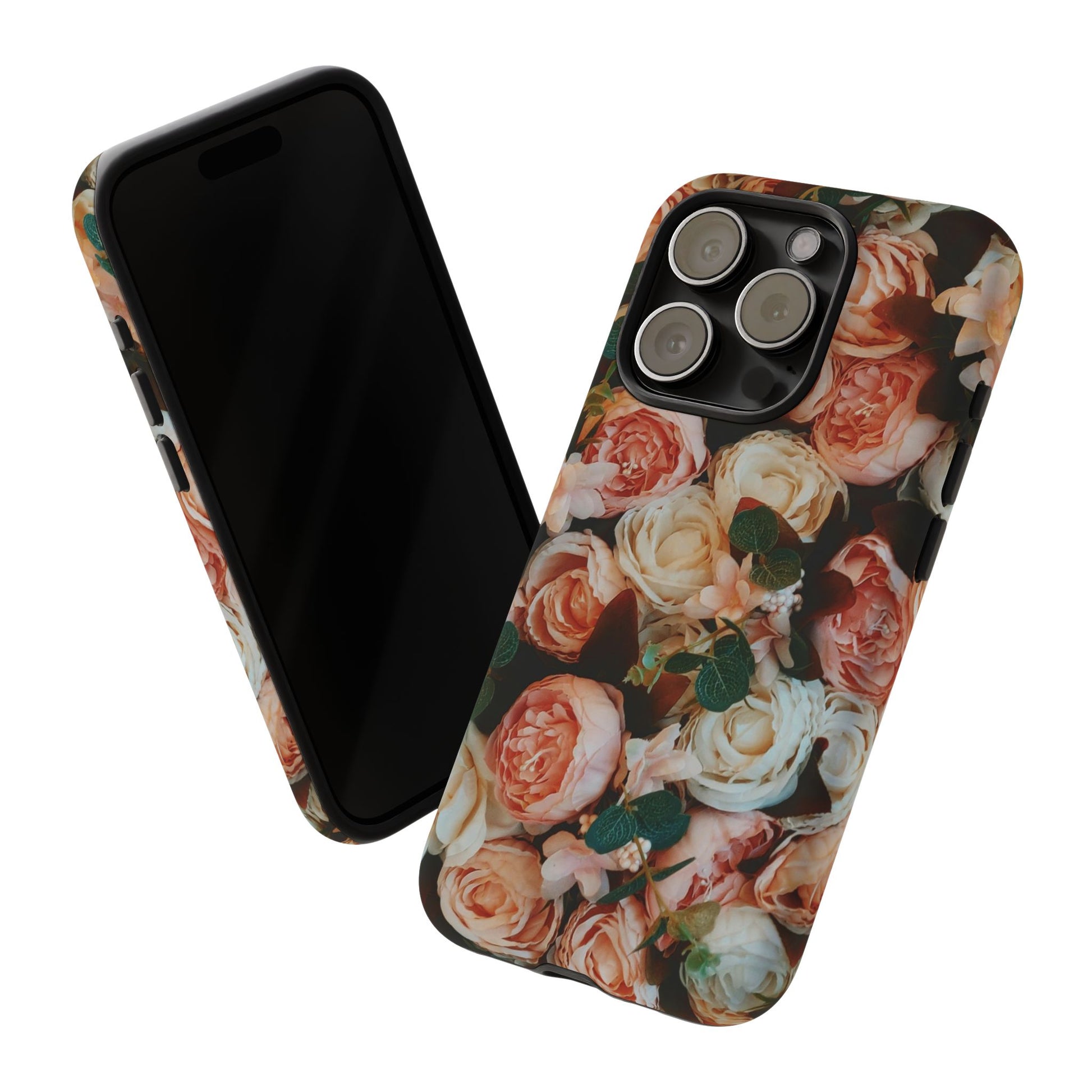 Floral Phone Case - Tough Cases, Rose Design, Floral Protection, Gift for Her, Cute Mobile Cover, Eco-Friendly Case - FORMO