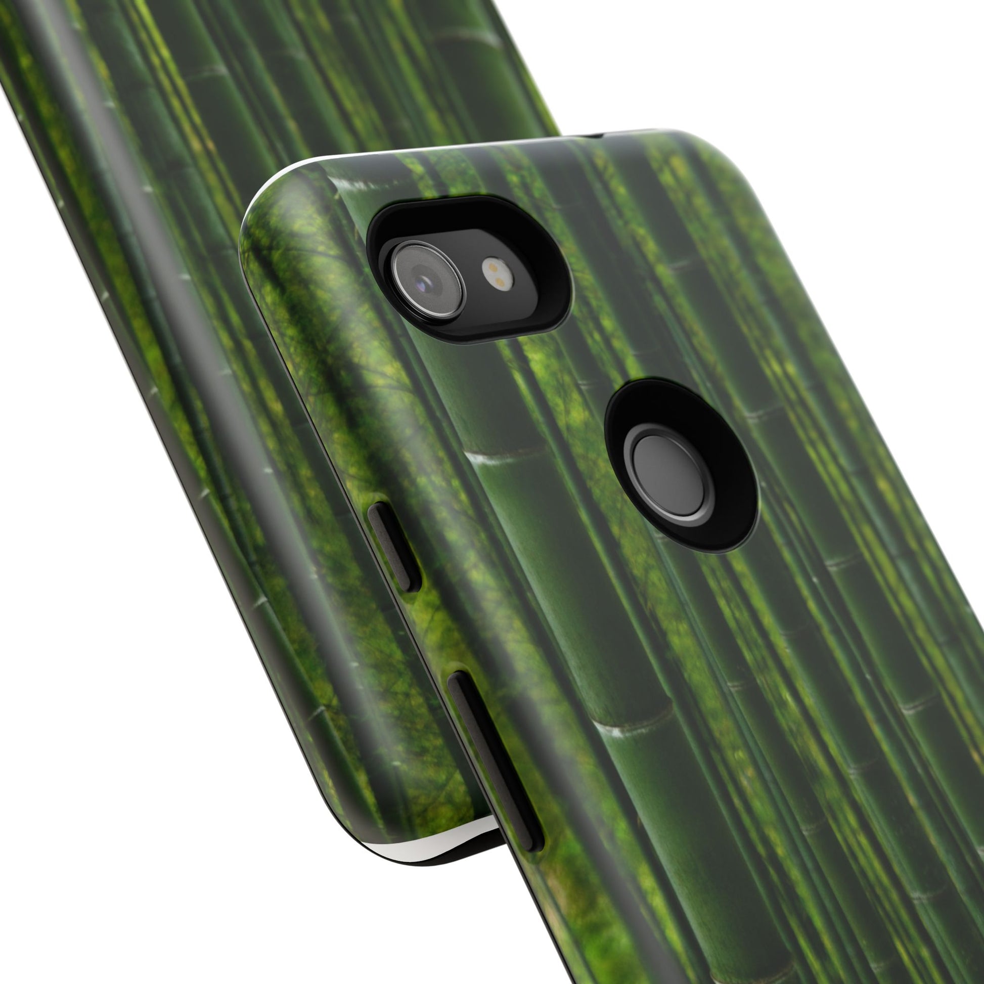 Bamboo Phone Case - Tough Cases, Nature Lover Gift, Eco-Friendly Phone Accessory, Greenery Design, Unique Smartphone Cover - FORMO