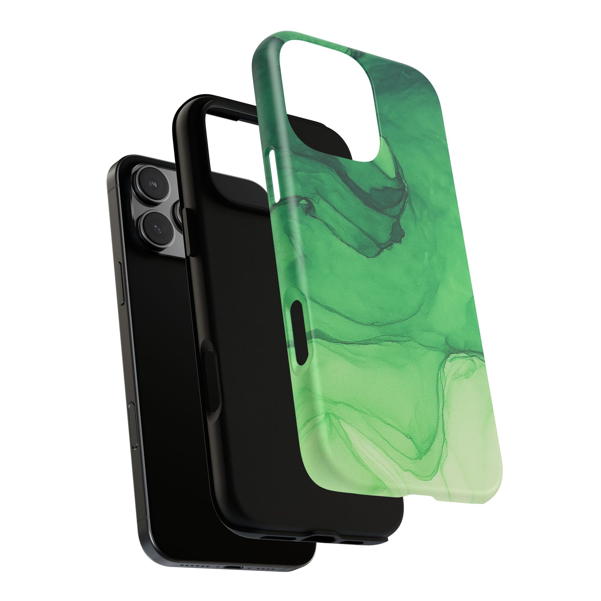 Stylish Phone Case for Nature Lovers, Tough Cases, Green Marble Design, Organic Aesthetic, Unique Gift, Eco-friendly Accessories