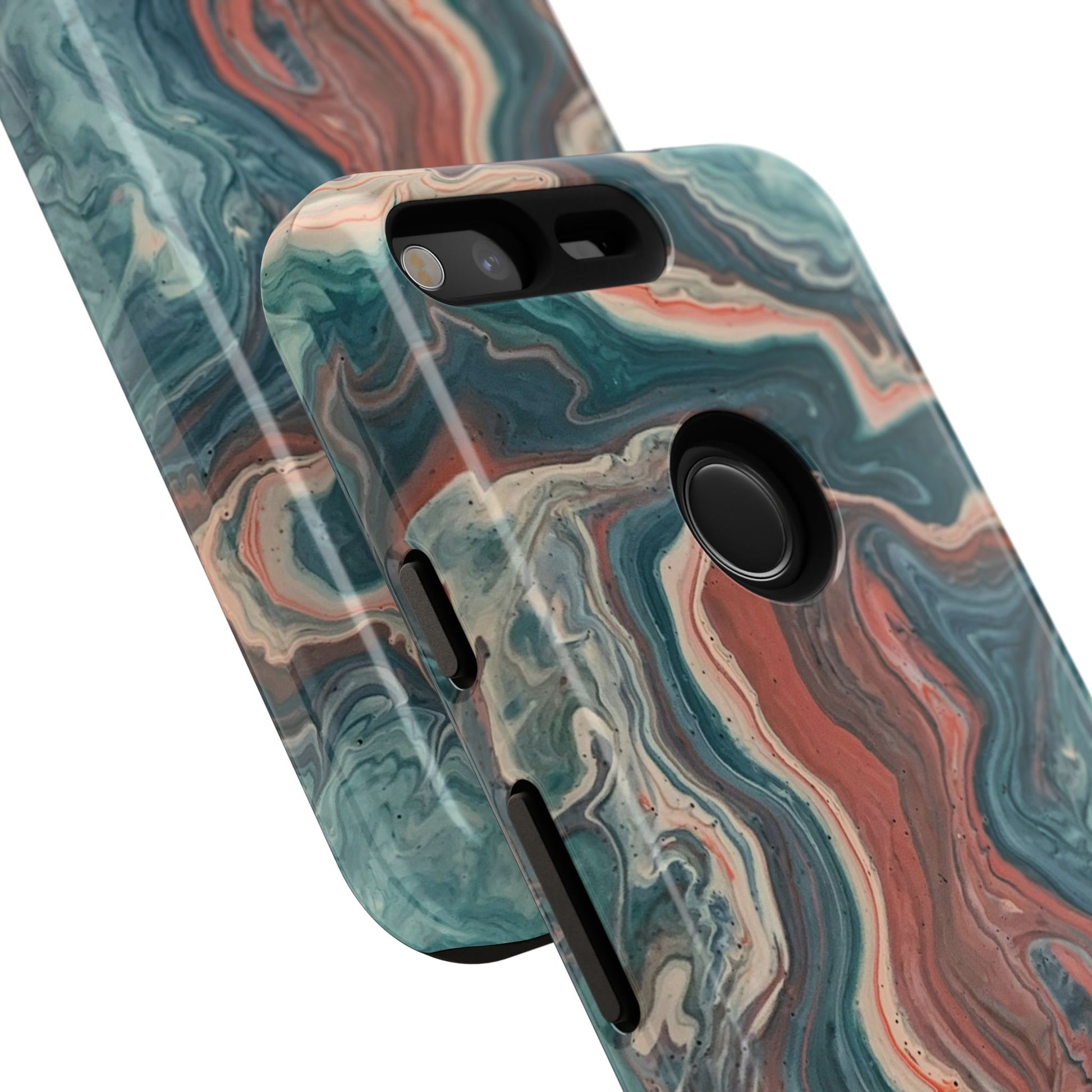Artistic Phone Case, Tough Cases for Stylish Protection, Marble Design, Trendy Gift for Phone Lovers, Unique Cell Phone Accessory - FORMO