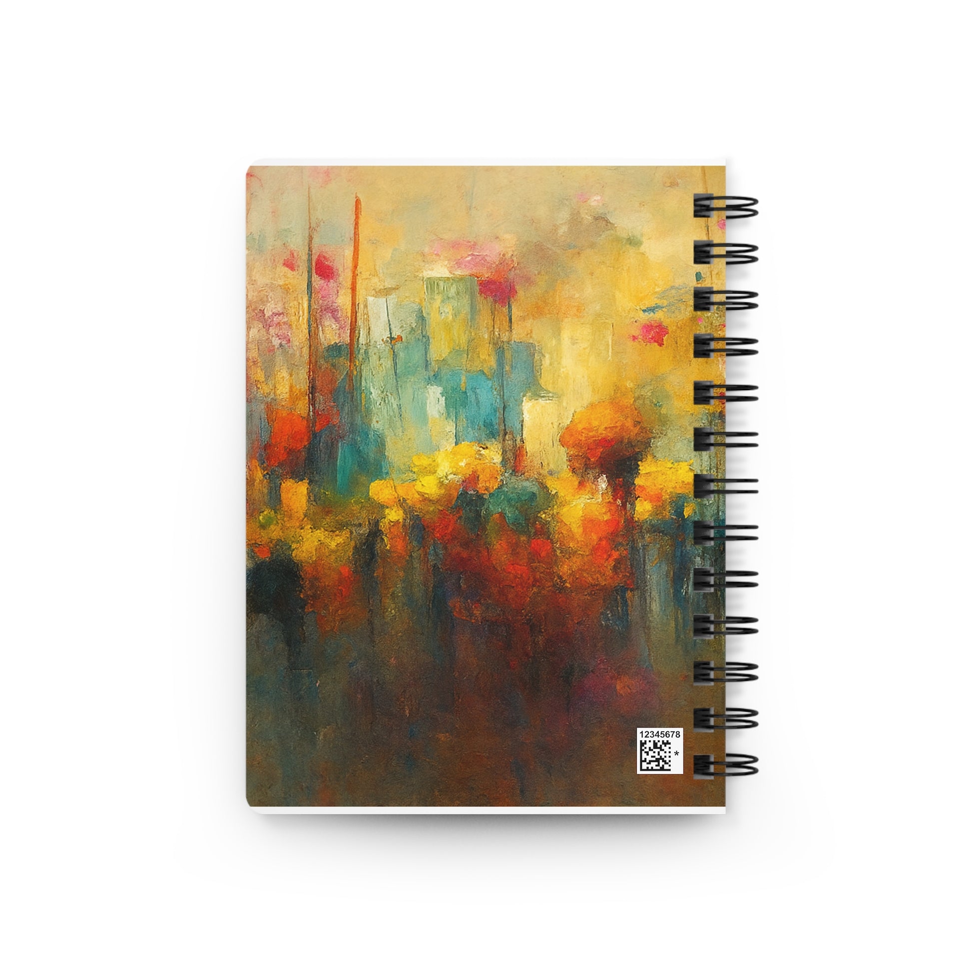 Colorful Spiral Bound Journal - Artistic Notebook for Creativity, Gift for Writers, Sketchbook, Diary, Travel Journal, Inspirational Notes