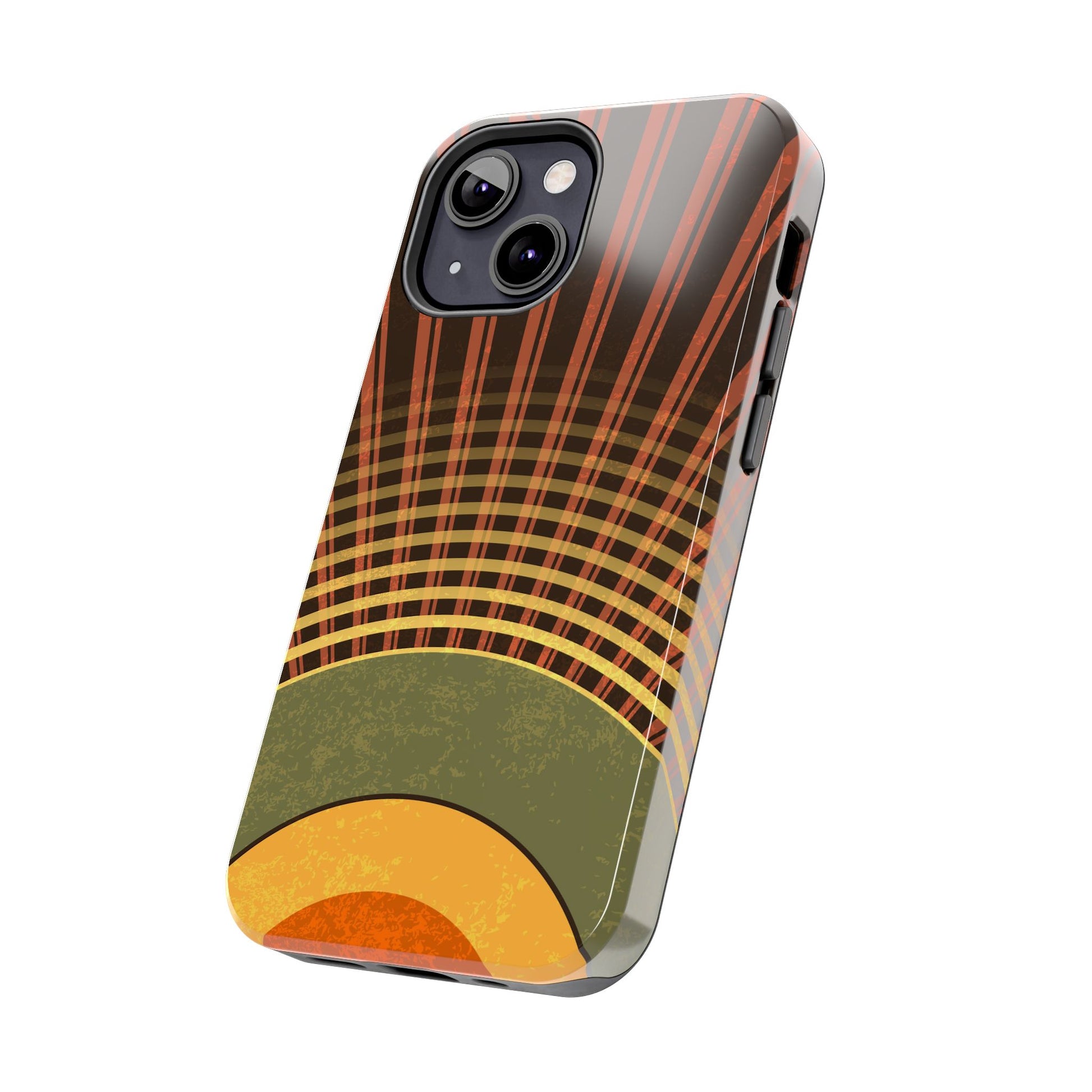 Retro Sunrise Tough Phone Case (iPhone & Samsung Compatible) - FORMO