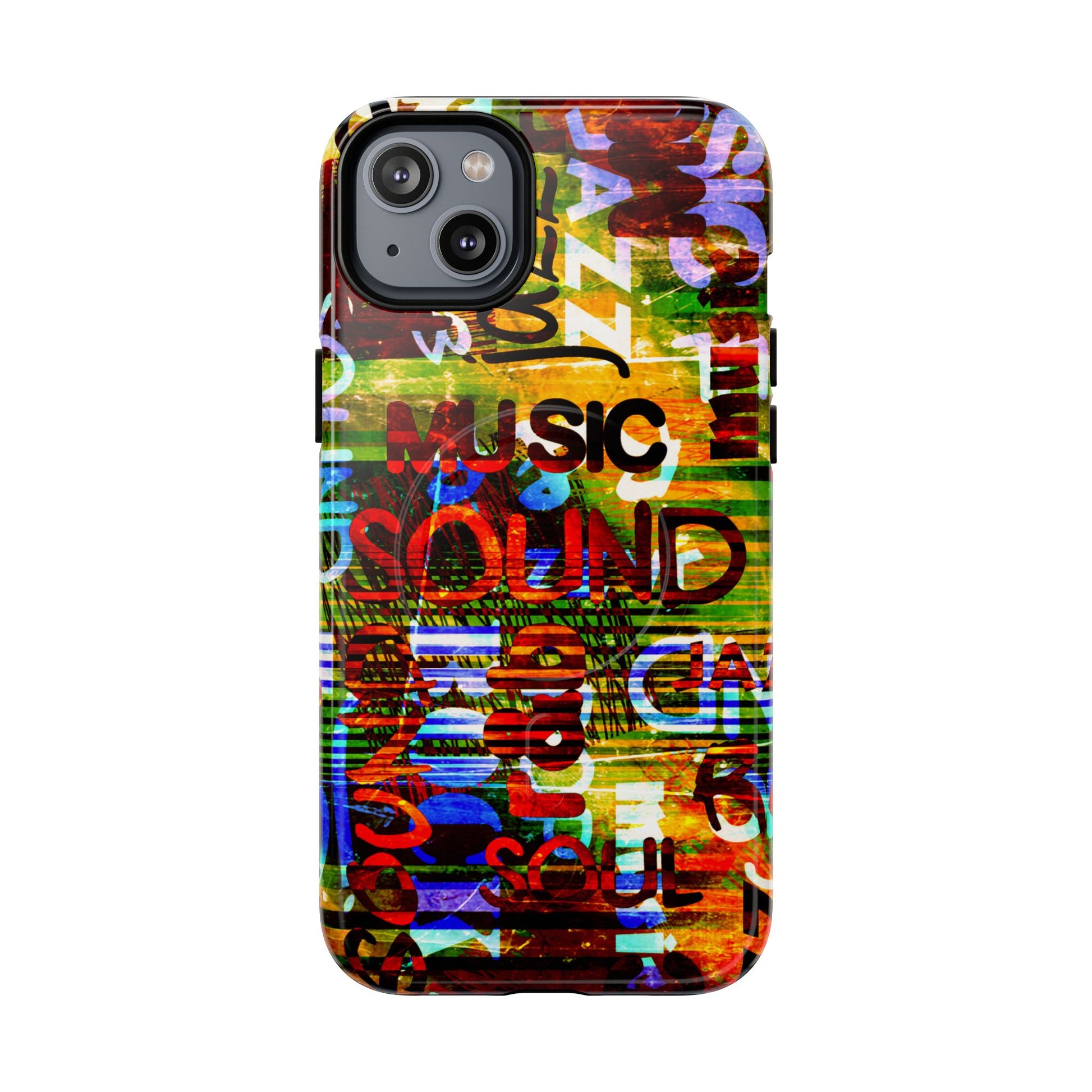 Colorful Music-Themed Phone Case (iPhone & Samsung Compatible) - FORMO