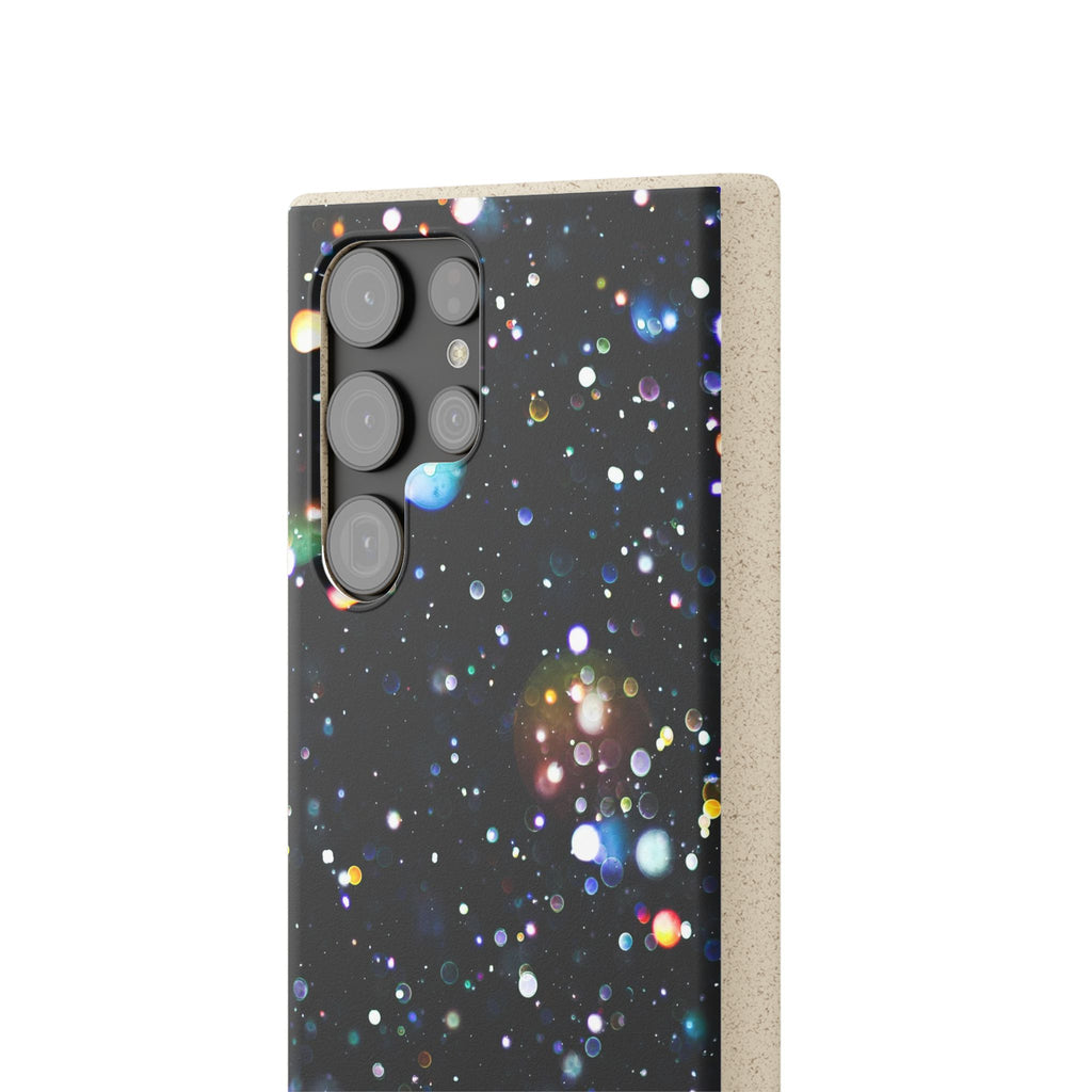 Eco-Friendly Phone Cases, Galaxy Print Biodegradable Cases, Sustainable Phone Accessories, Green Gifts for Her, Space Lover Gift - FORMO