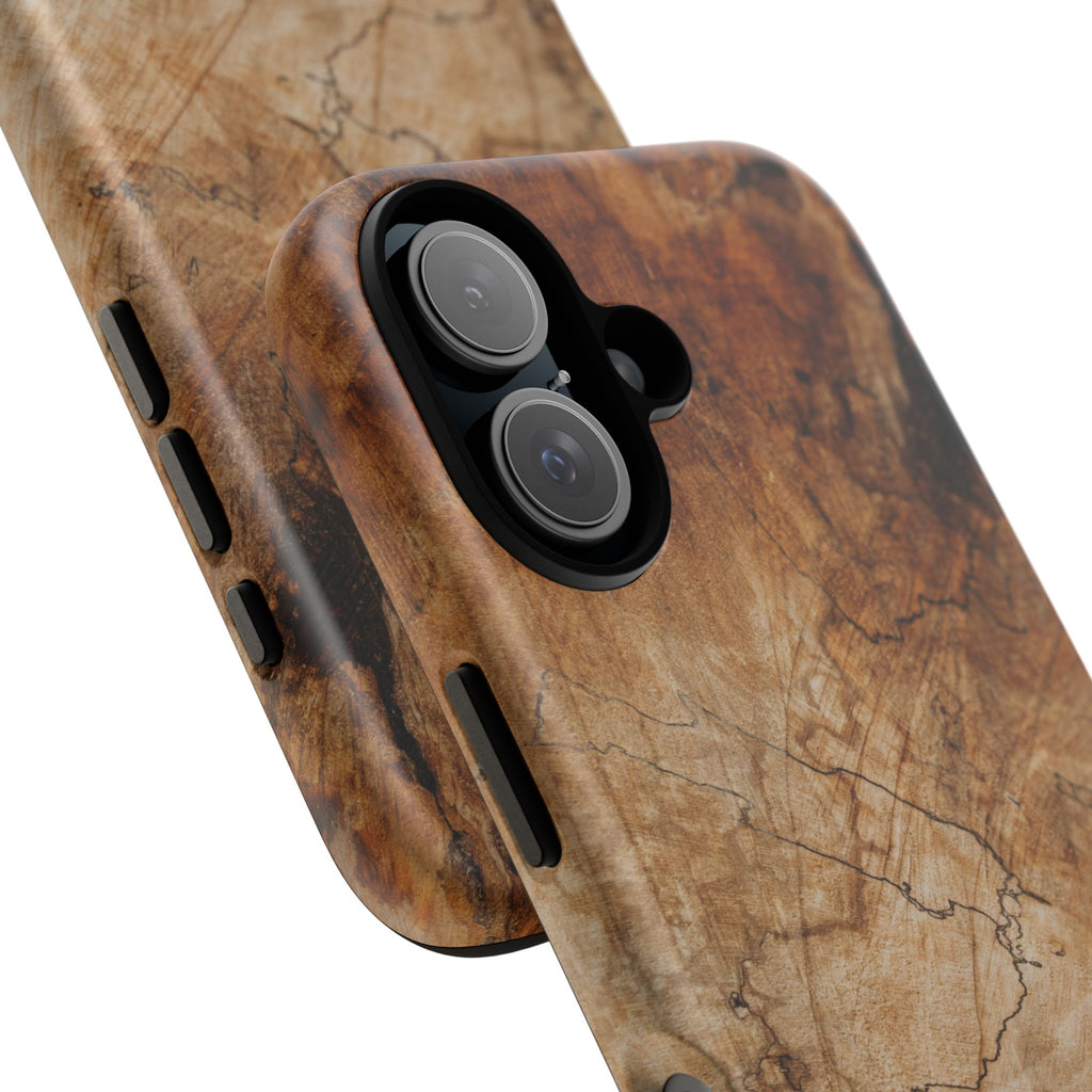 Woodland-Inspired Phone Case | Tough Cases, Natural Wood Grain Cover, Rustic Tech Accessory, Nature Lover Gift, Eco-Friendly - FORMO