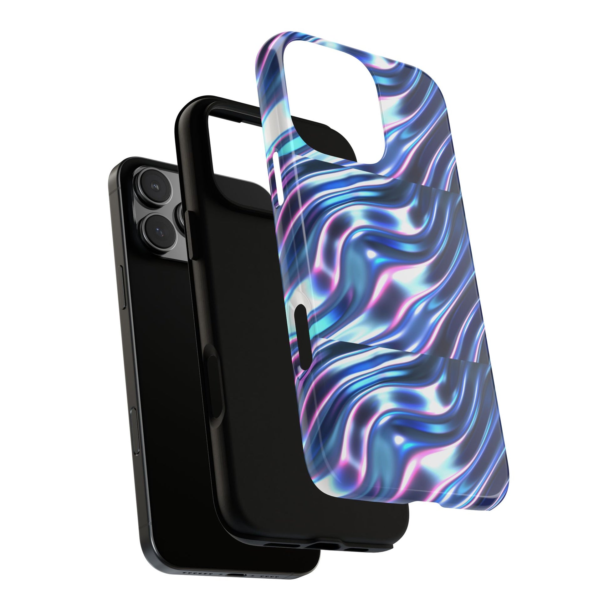Iridescent Glossy Tough Phone Case (iPhone, Samsung & Google Pixel Compatible) - FORMO