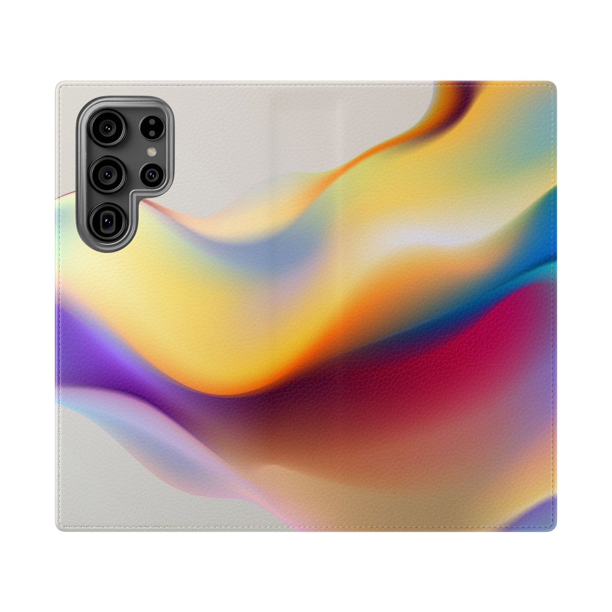 Abstract Gradient Wave Phone Wallet Case (iPhone & Samsung Compatible) - FORMO