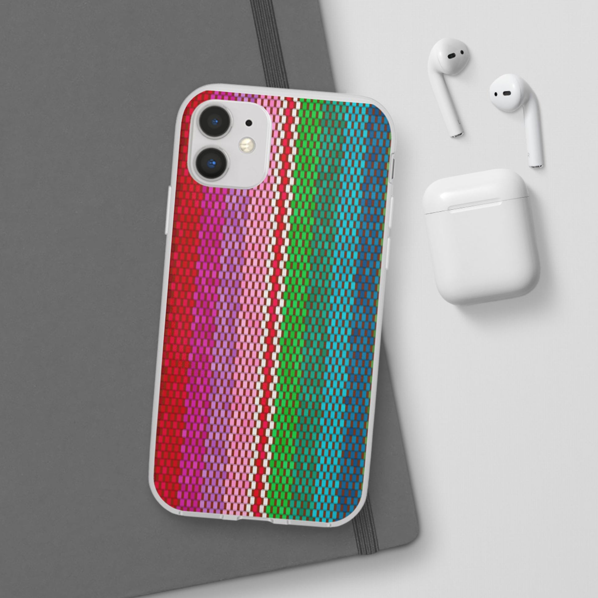Colorful Striped Flexi Phone Case (iPhone & Samsung Compatible) - FORMO