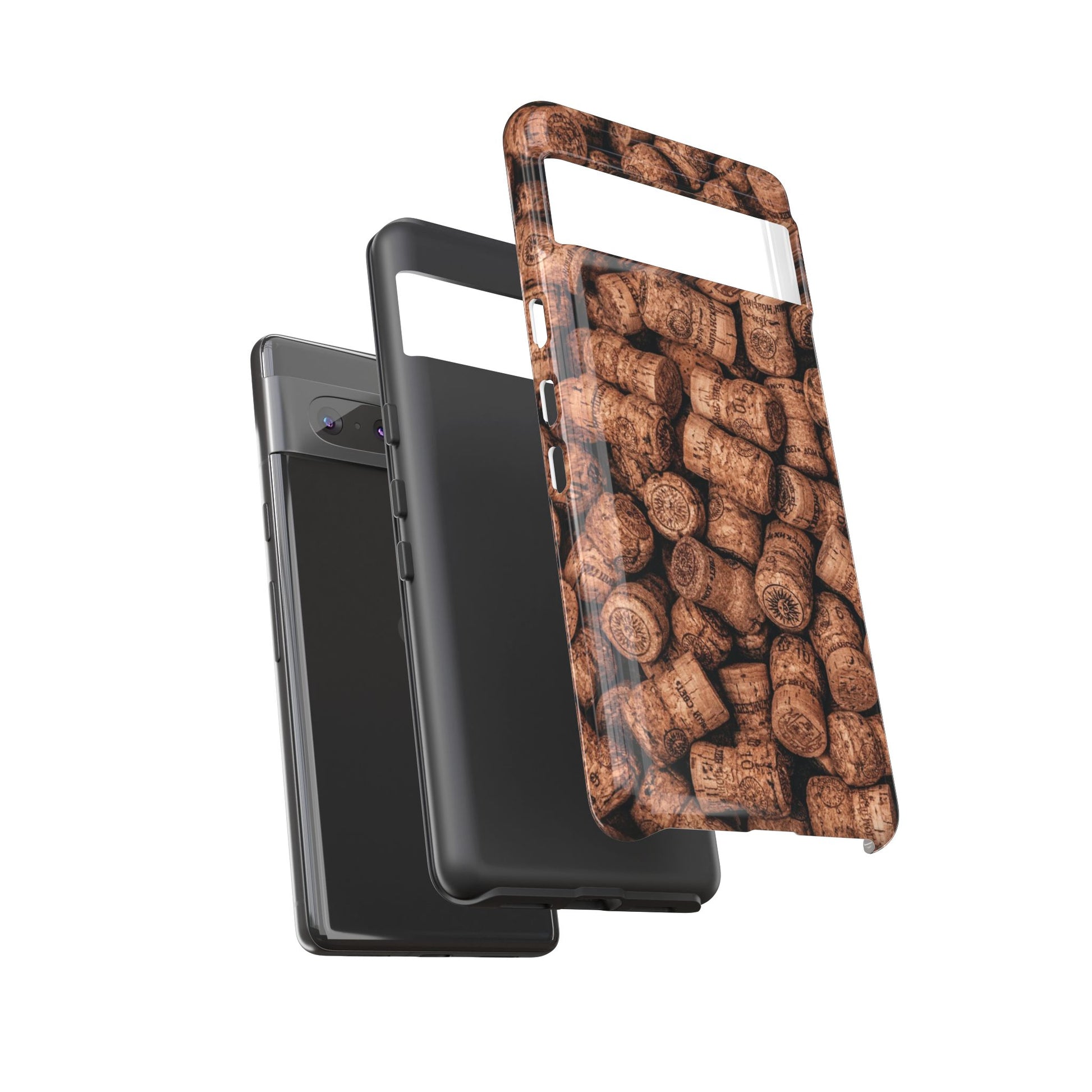 Cork Pattern Phone Case - Eco-Friendly, Vintage Style, Rustic Gifts for Wine Lovers, Housewarming, Birthday, Unique Gift - FORMO