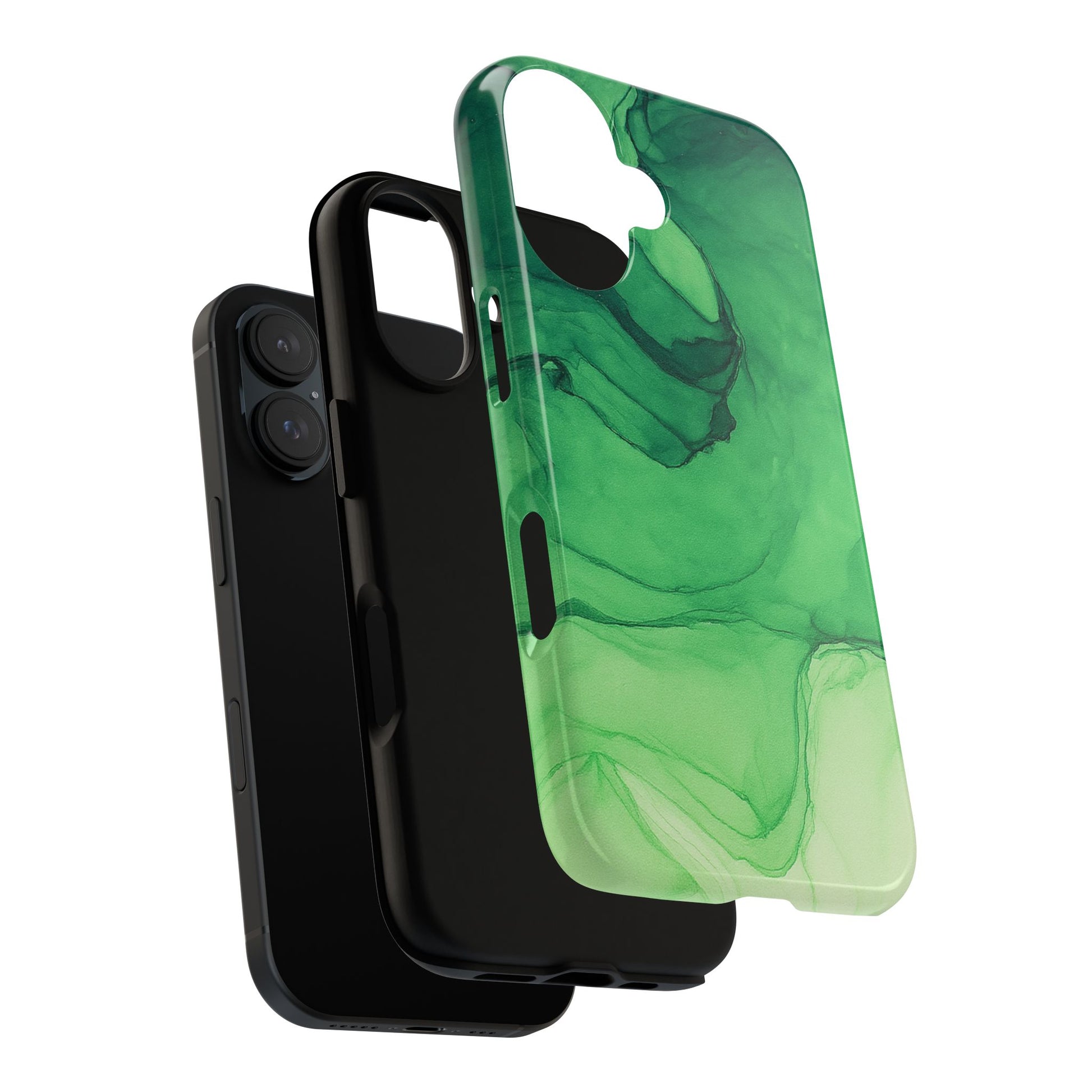 Stylish Phone Case for Nature Lovers, Tough Cases, Green Marble Design, Organic Aesthetic, Unique Gift, Eco-friendly Accessories