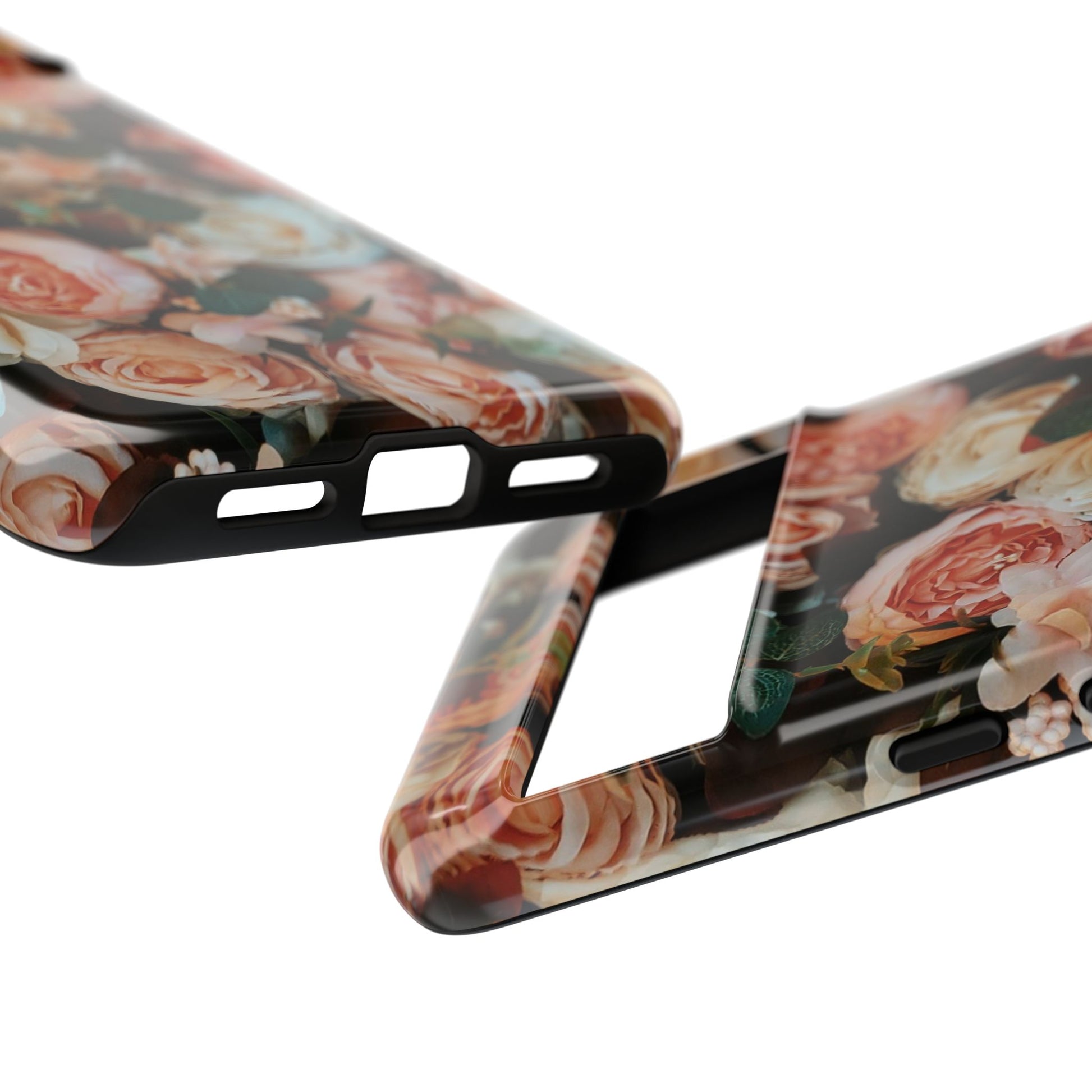 Floral Phone Case - Tough Cases, Rose Design, Floral Protection, Gift for Her, Cute Mobile Cover, Eco-Friendly Case - FORMO