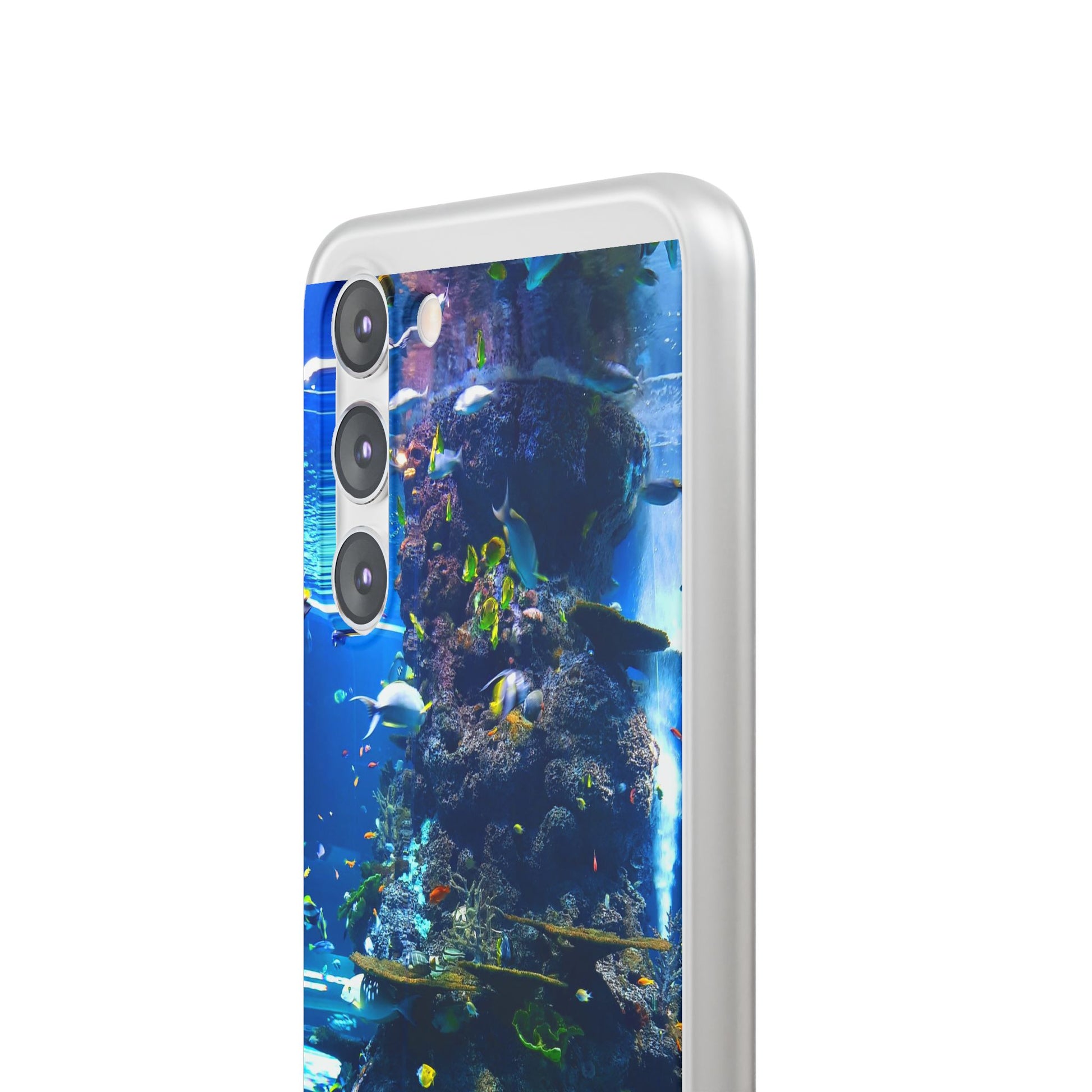 Underwater Paradise Phone Case, Flexible Mobile Cover, Ocean Lover Gift, Marine Life, Beach Decor, Sea Life Accessories - FORMO