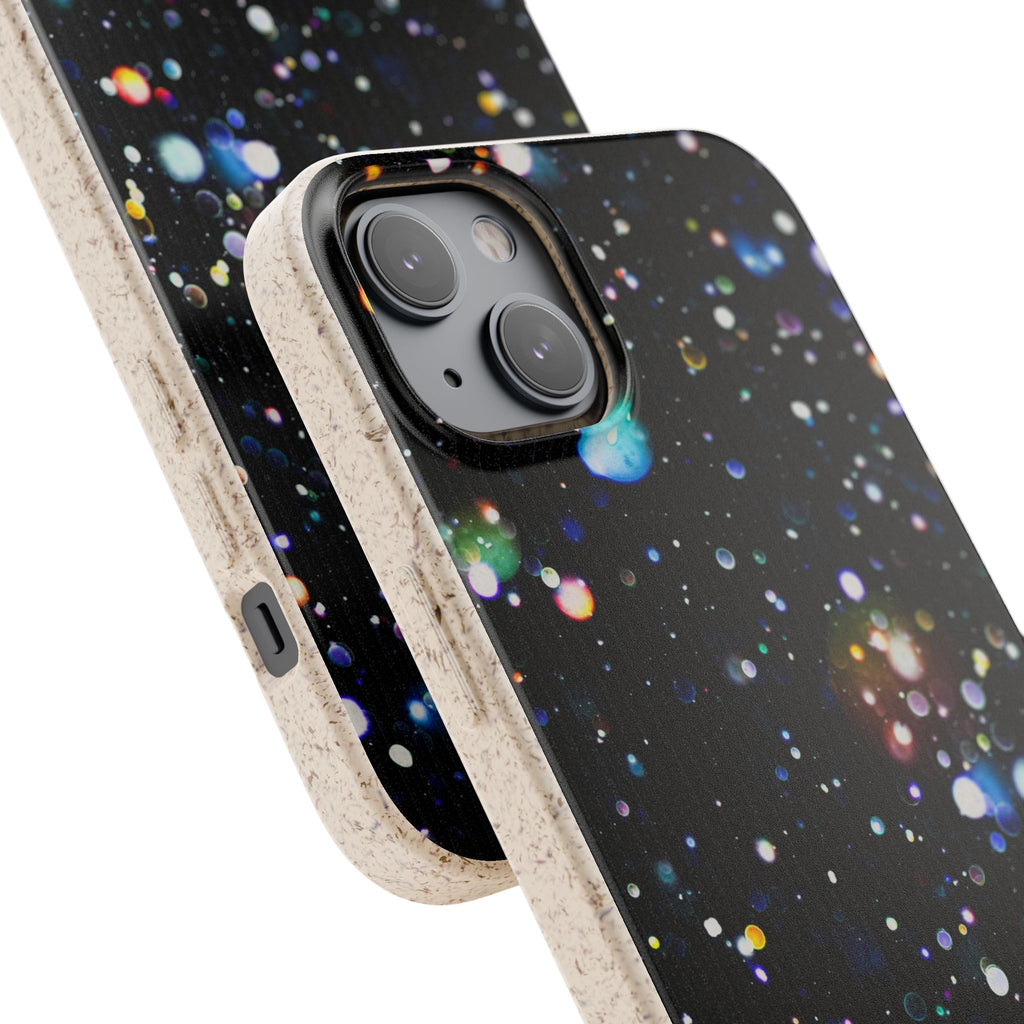Eco-Friendly Phone Cases, Galaxy Print Biodegradable Cases, Sustainable Phone Accessories, Green Gifts for Her, Space Lover Gift - FORMO
