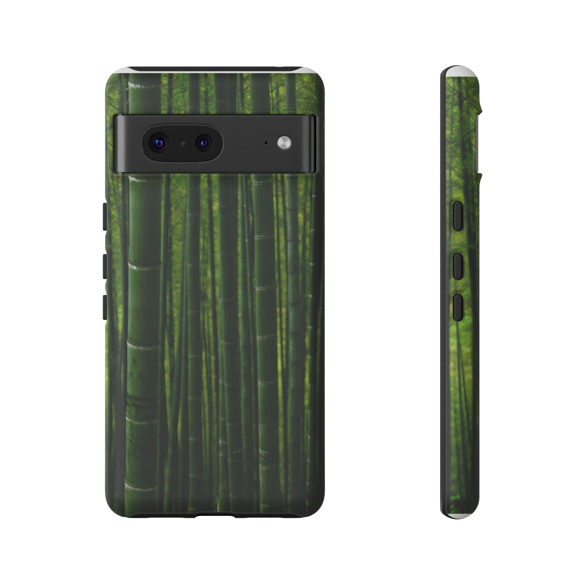 Bamboo Phone Case - Tough Cases, Nature Lover Gift, Eco-Friendly Phone Accessory, Greenery Design, Unique Smartphone Cover - FORMO