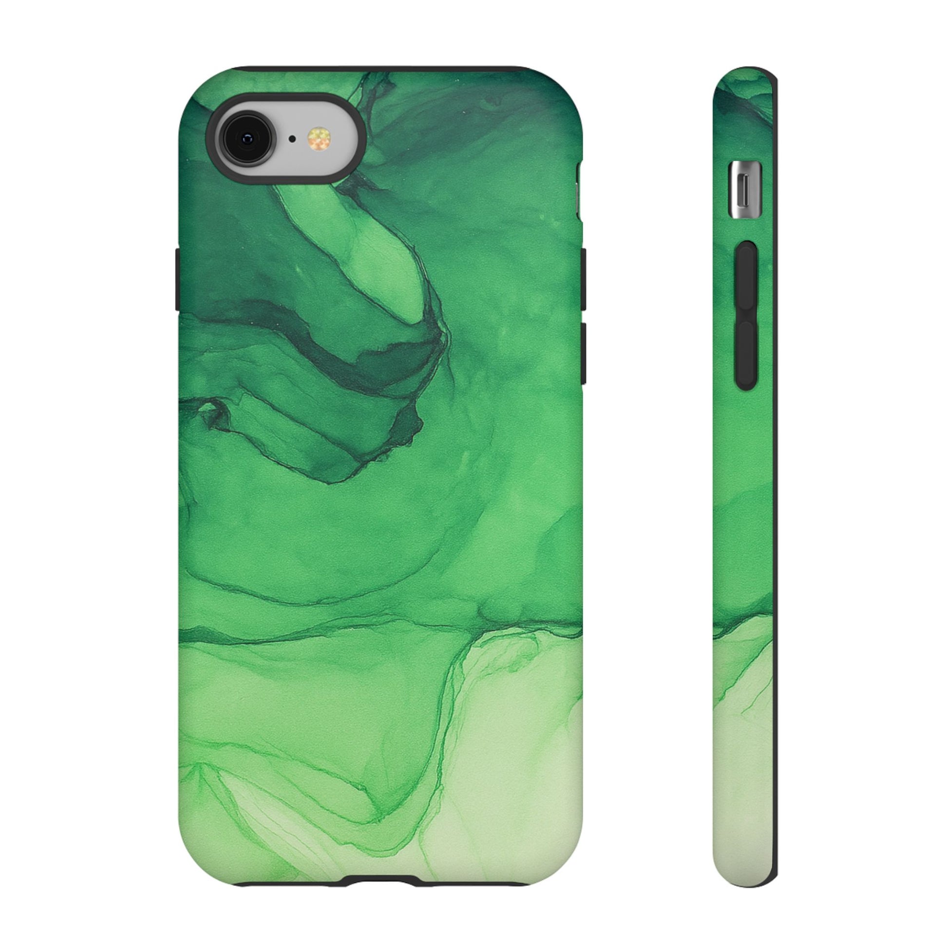 Stylish Phone Case for Nature Lovers, Tough Cases, Green Marble Design, Organic Aesthetic, Unique Gift, Eco-friendly Accessories