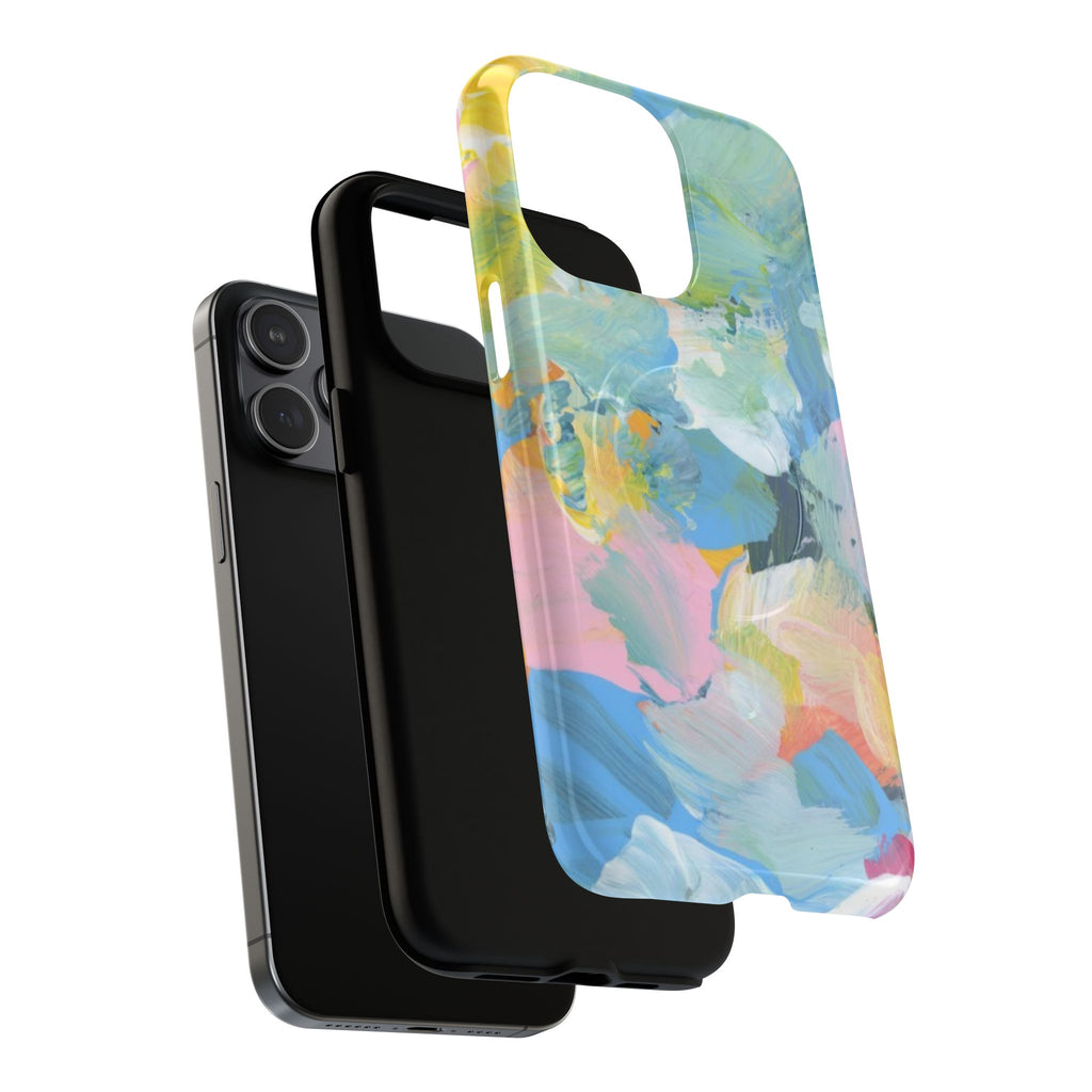 Colorful Tough Magnetic Phone Case, Vibrant Phone Protection, Unique Gift for Her, Modern Design, Holiday Gift Idea - FORMO