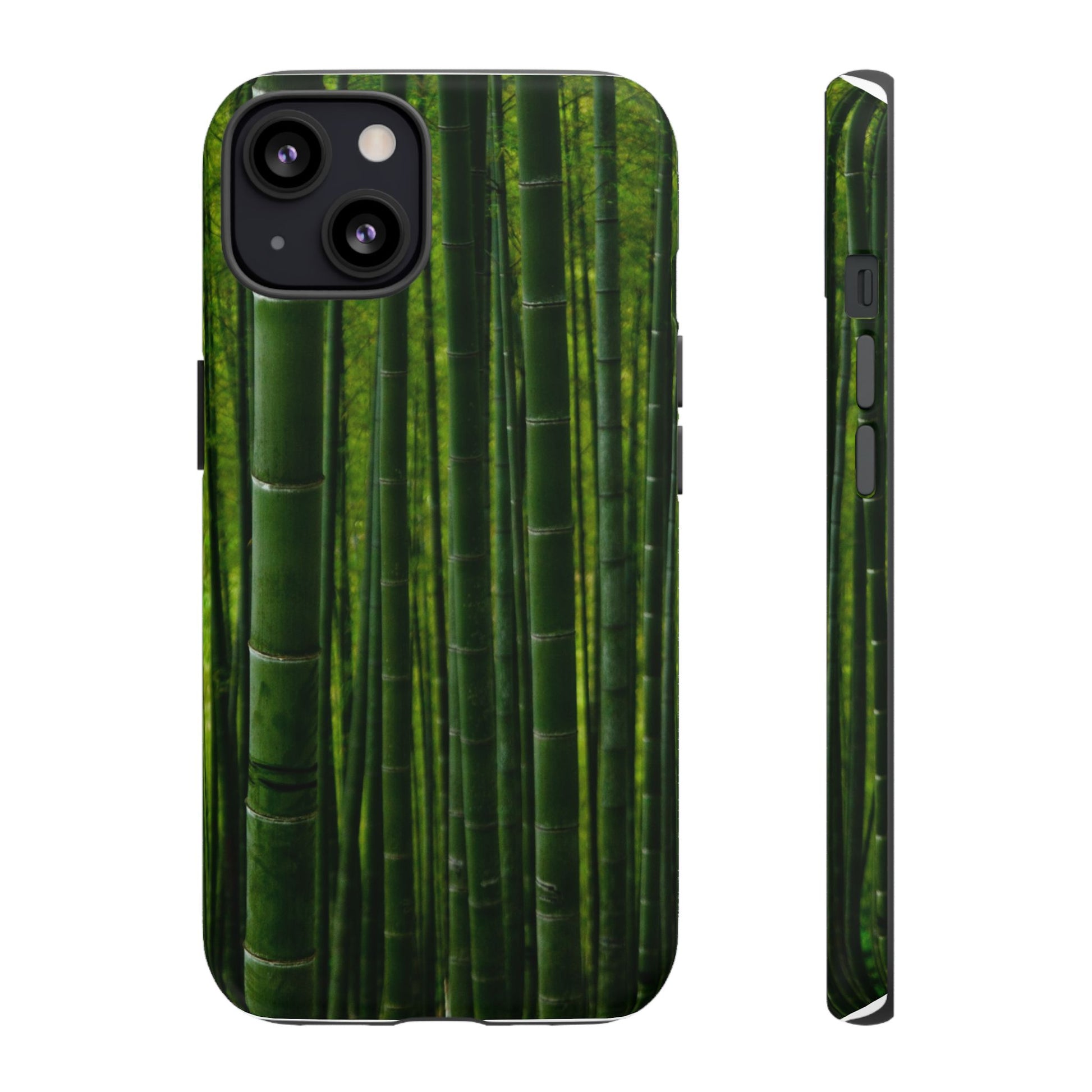 Bamboo Phone Case - Tough Cases, Nature Lover Gift, Eco-Friendly Phone Accessory, Greenery Design, Unique Smartphone Cover - FORMO