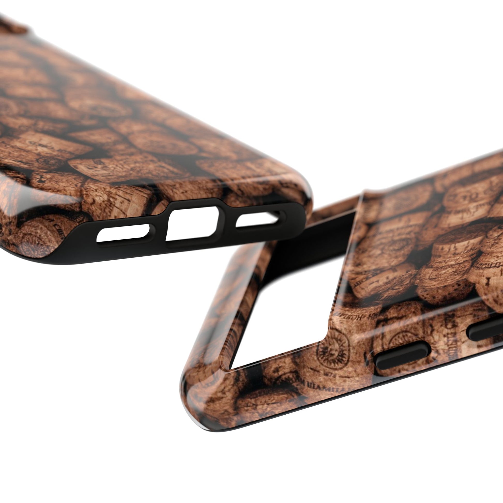 Cork Pattern Phone Case - Eco-Friendly, Vintage Style, Rustic Gifts for Wine Lovers, Housewarming, Birthday, Unique Gift - FORMO