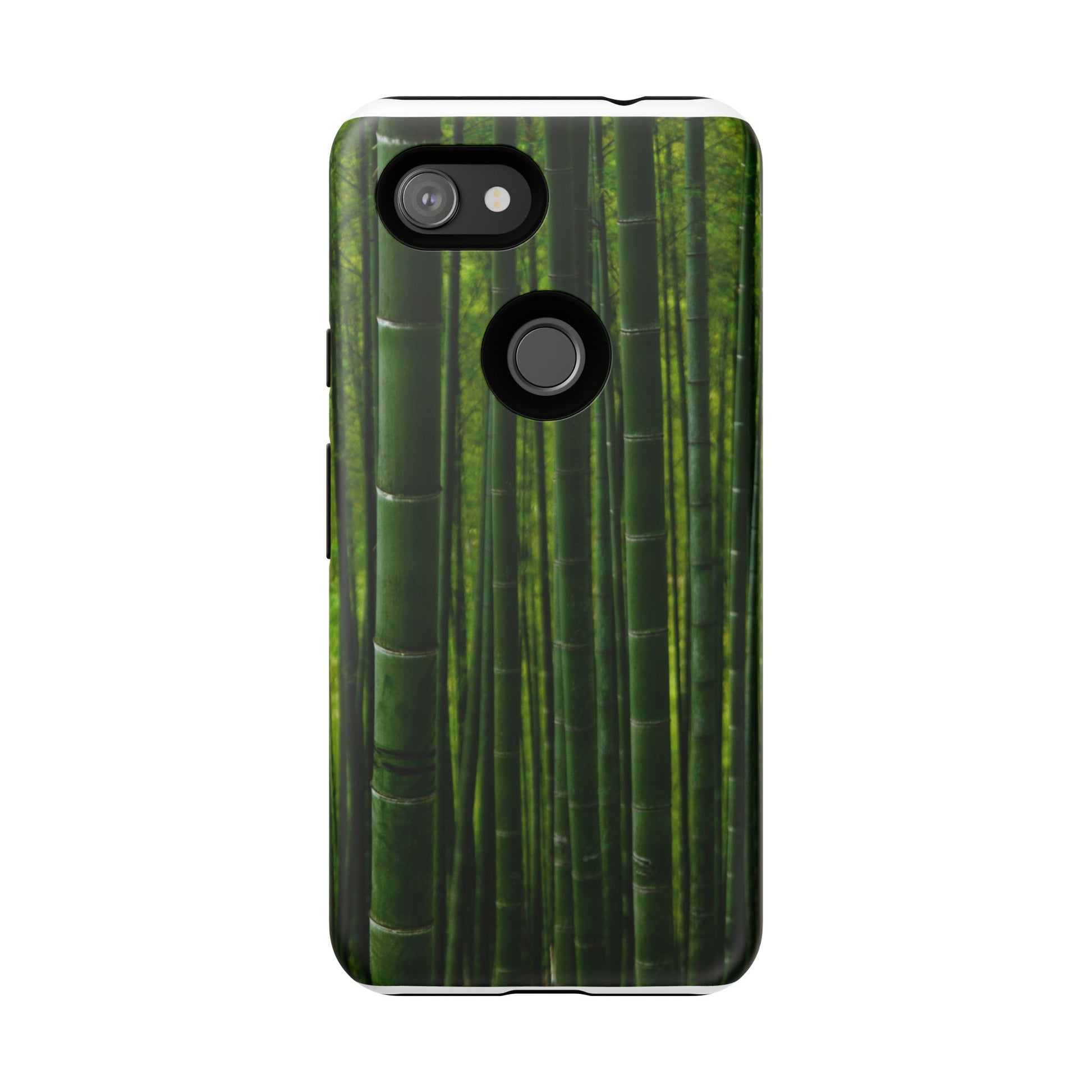 Bamboo Phone Case - Tough Cases, Nature Lover Gift, Eco-Friendly Phone Accessory, Greenery Design, Unique Smartphone Cover - FORMO