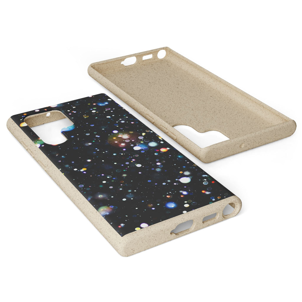 Eco-Friendly Phone Cases, Galaxy Print Biodegradable Cases, Sustainable Phone Accessories, Green Gifts for Her, Space Lover Gift - FORMO
