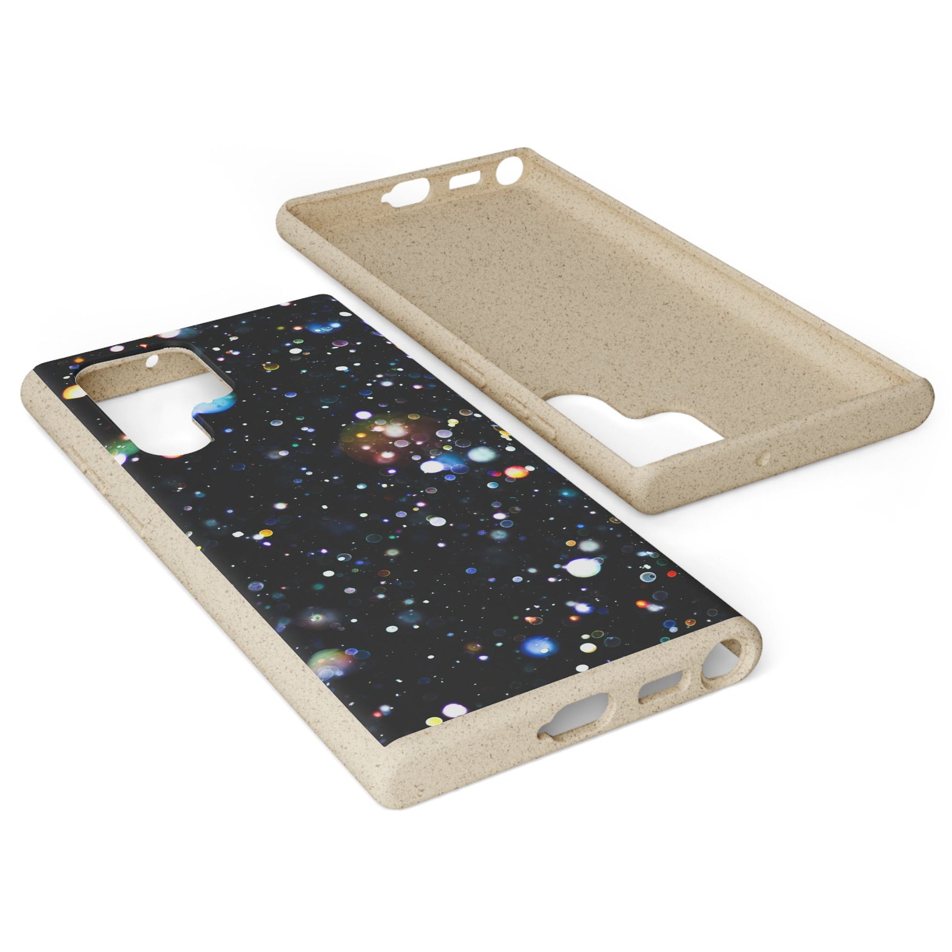 Eco-Friendly Phone Cases, Galaxy Print Biodegradable Cases, Sustainable Phone Accessories, Green Gifts for Her, Space Lover Gift - FORMO
