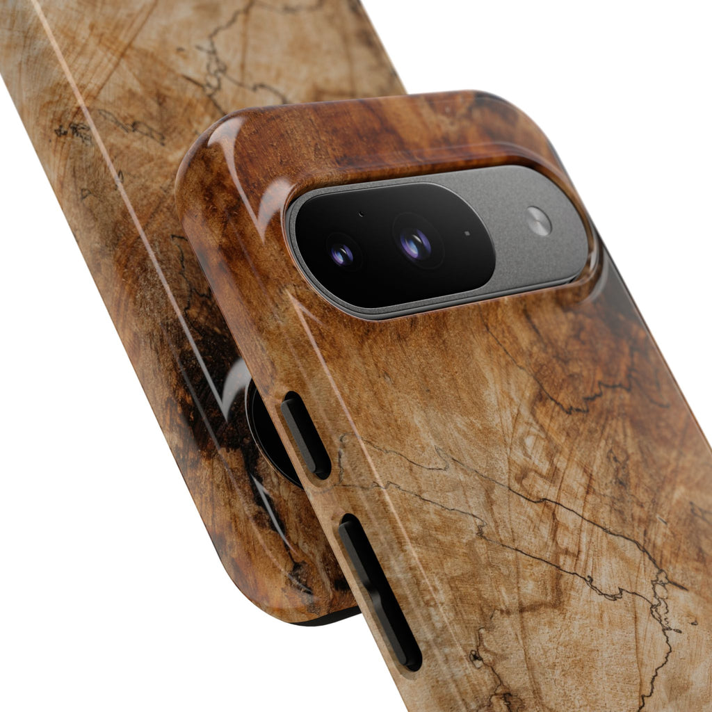 Woodland-Inspired Phone Case | Tough Cases, Natural Wood Grain Cover, Rustic Tech Accessory, Nature Lover Gift, Eco-Friendly - FORMO