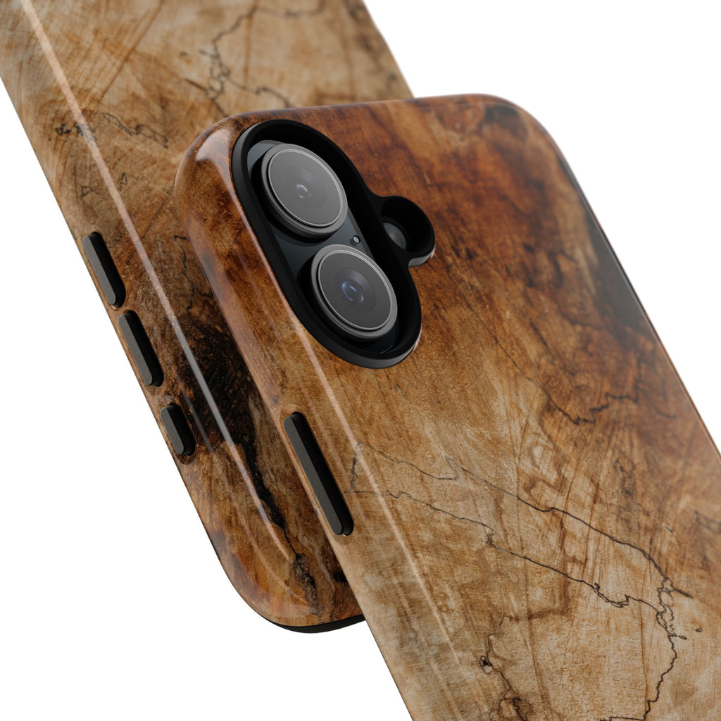 Woodland-Inspired Phone Case | Tough Cases, Natural Wood Grain Cover, Rustic Tech Accessory, Nature Lover Gift, Eco-Friendly - FORMO