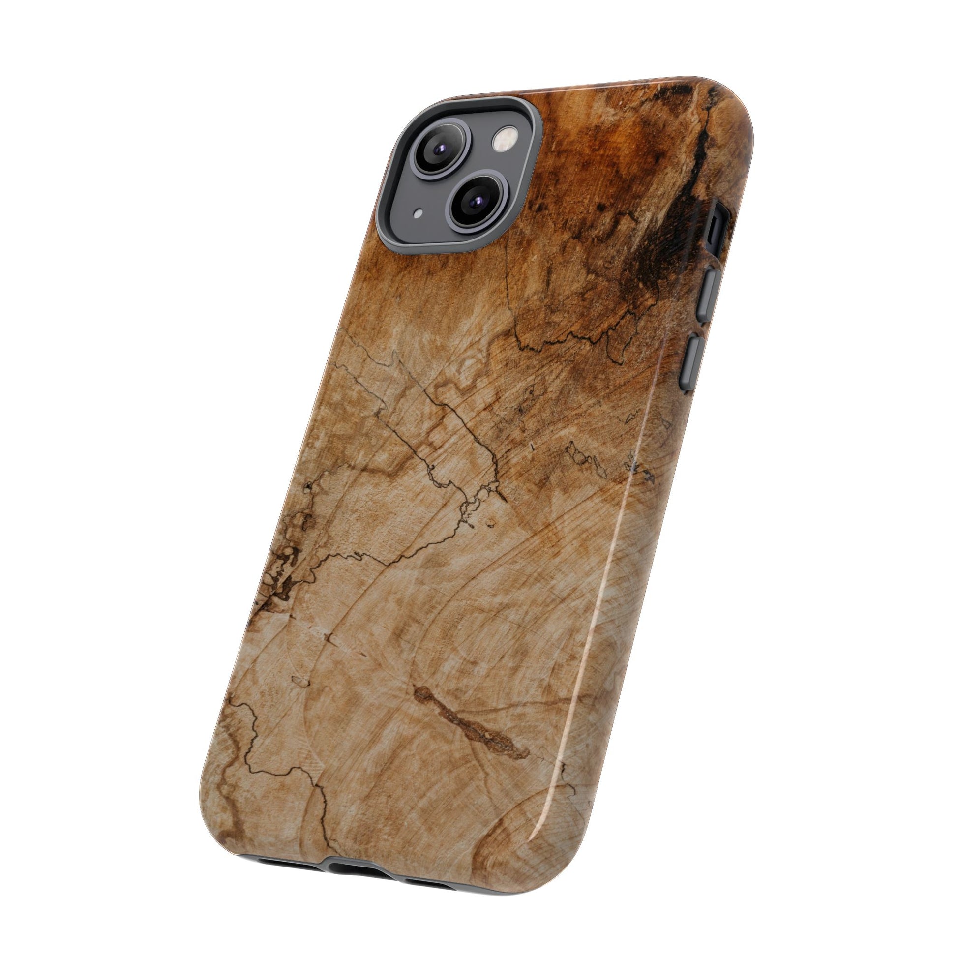 Woodland-Inspired Phone Case | Tough Cases, Natural Wood Grain Cover, Rustic Tech Accessory, Nature Lover Gift, Eco-Friendly - FORMO