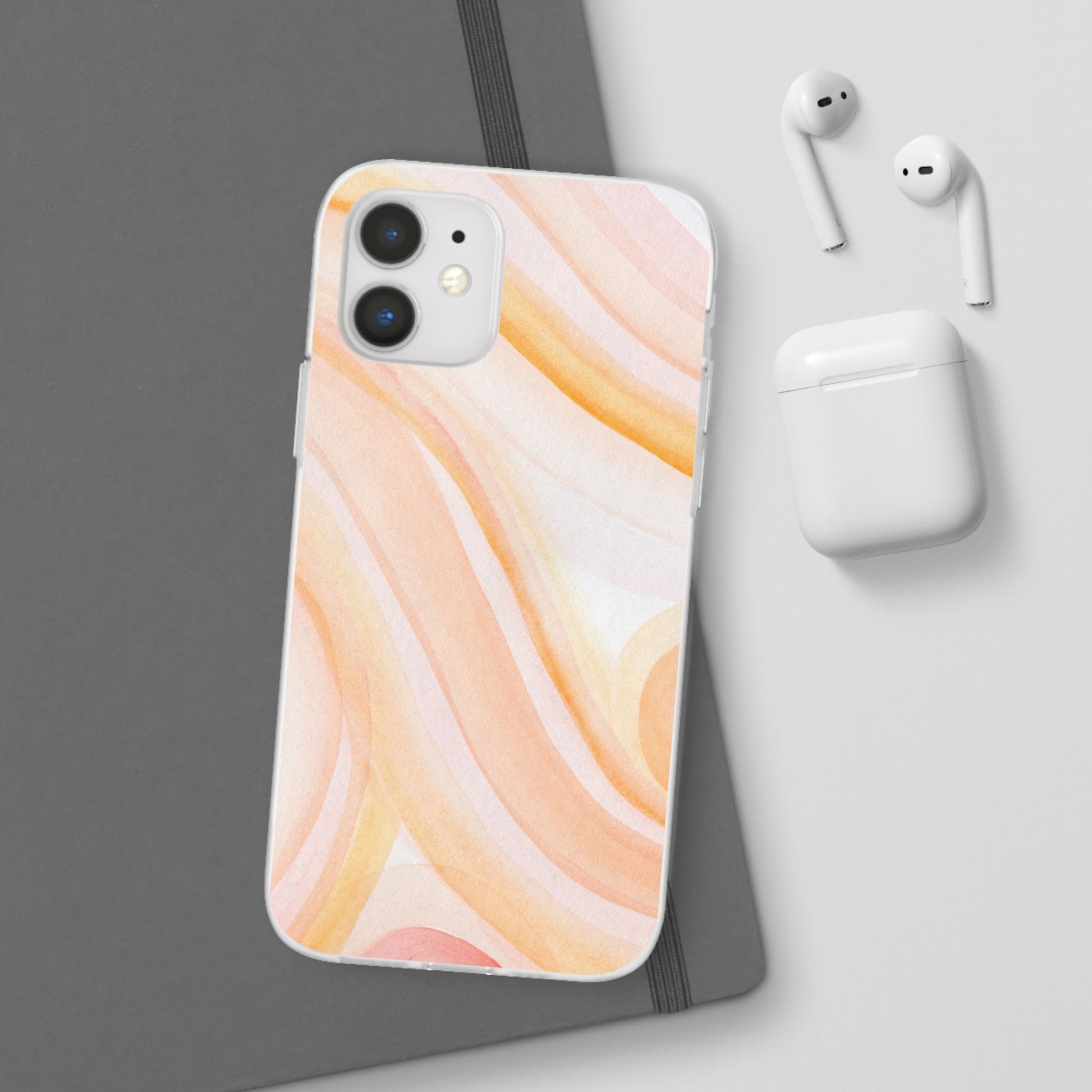 Aesthetic Phone Case, Soft Pastel Flexible Cover, Trendy Mobile Accessories, Gift for Her, Cute Phone Protection - FORMO