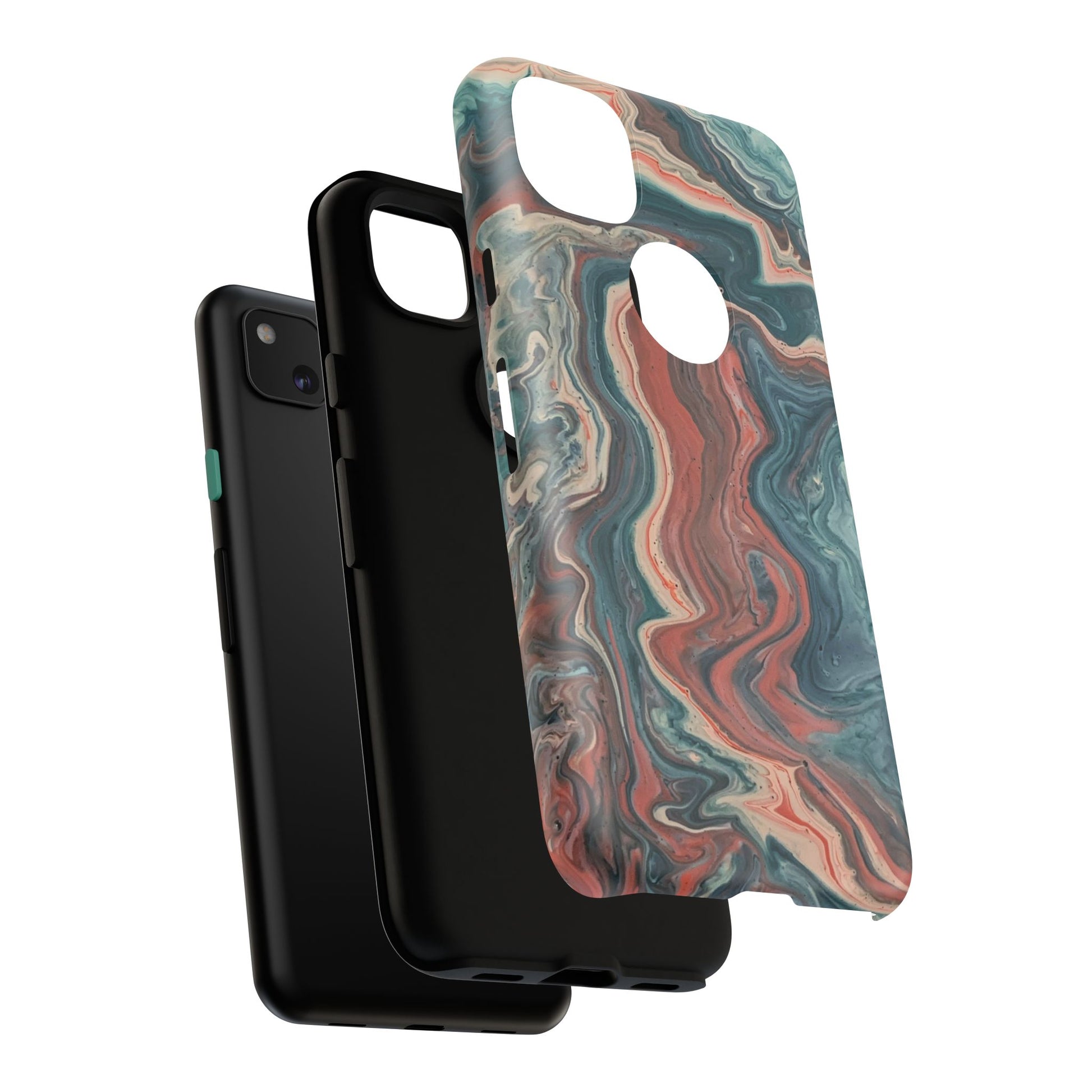 Artistic Phone Case, Tough Cases for Stylish Protection, Marble Design, Trendy Gift for Phone Lovers, Unique Cell Phone Accessory - FORMO