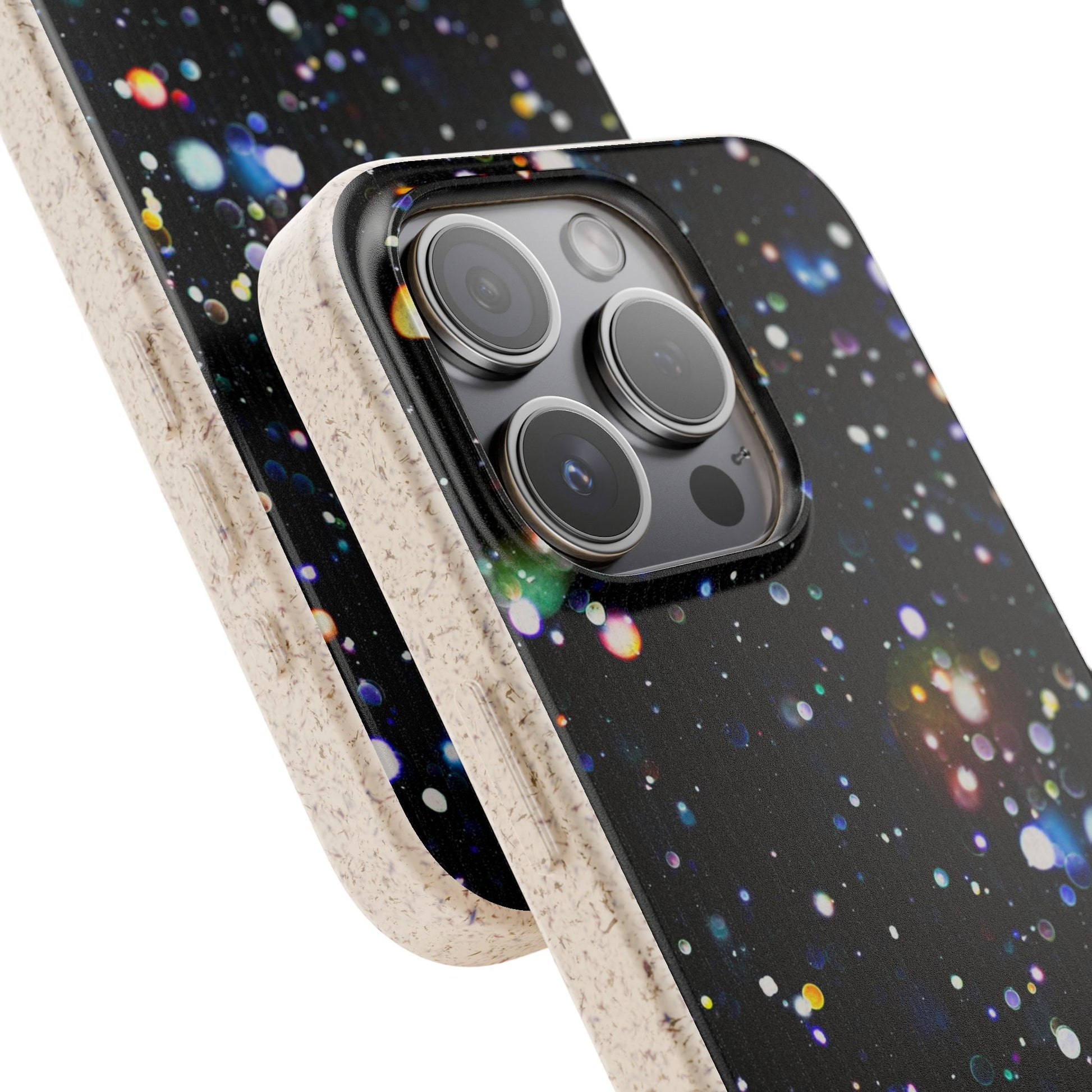 Eco-Friendly Phone Cases, Galaxy Print Biodegradable Cases, Sustainable Phone Accessories, Green Gifts for Her, Space Lover Gift - FORMO